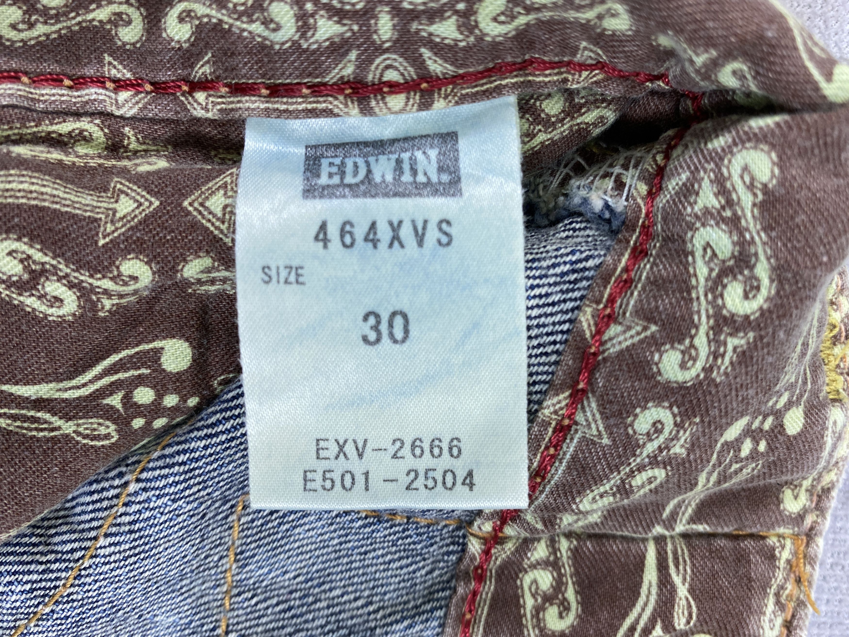 Edwin Vintage Edwin Distressed & Faded Jeans 32x32.5 Denim- JN3595 Size US 32 / EU 48 - 9 Thumbnail