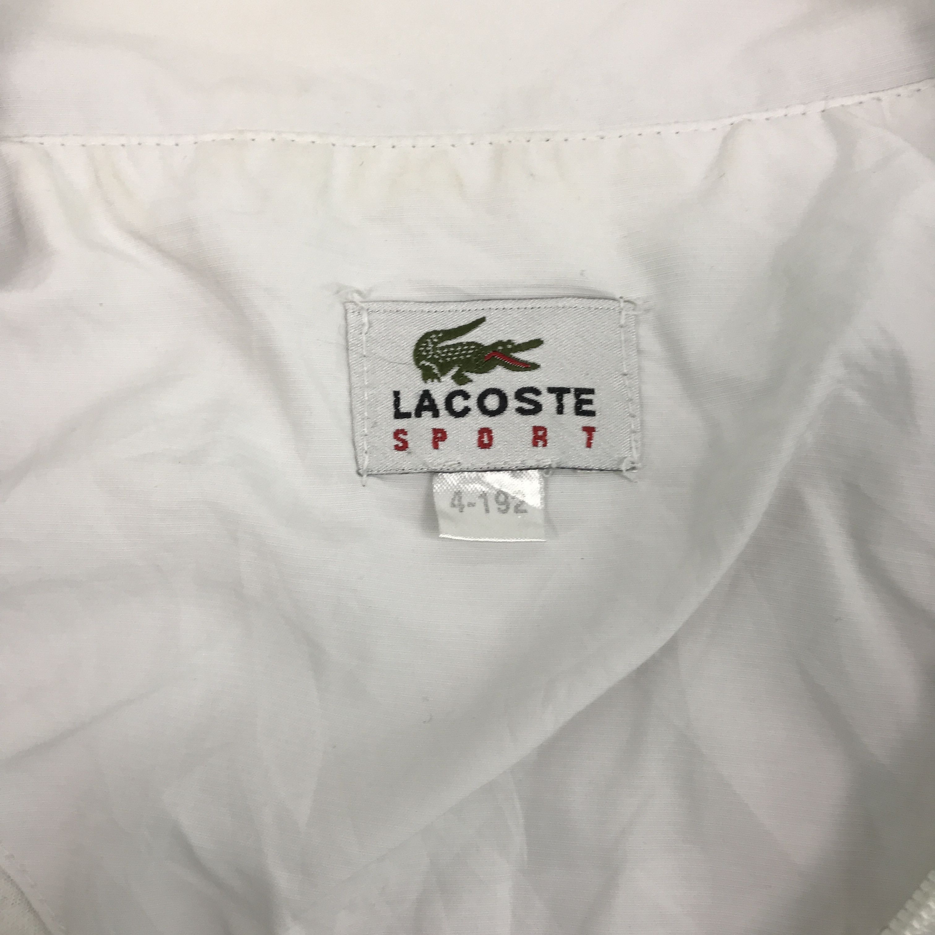 Lacoste lacoste windbreaker up zipper jacket Size US M / EU 48-50 / 2 - 5 Thumbnail