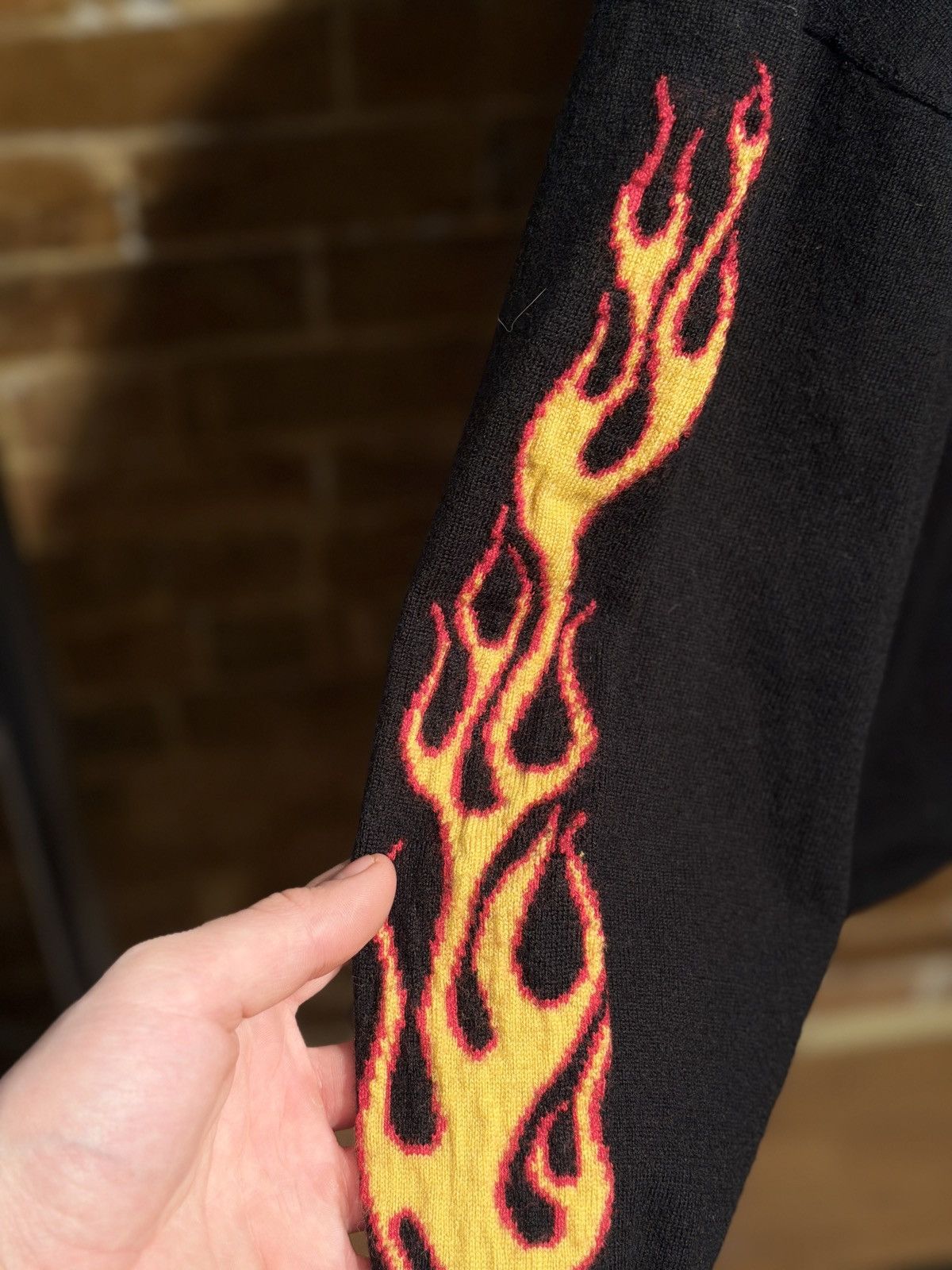 Palm Angels Palm Angels Flame Knit Size US M / EU 48-50 / 2 - 3 Thumbnail