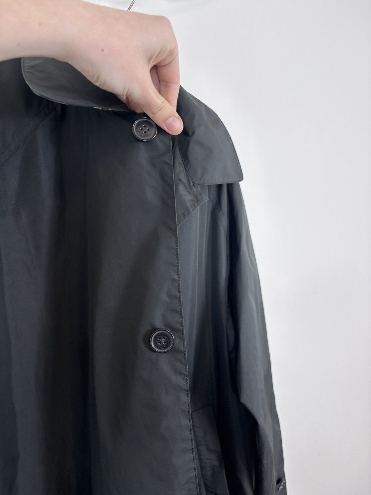 Burberry Burberry London Men’s Black Trench Coat Nova Check Lined Size US XL / EU 56 / 4 - 13 Thumbnail