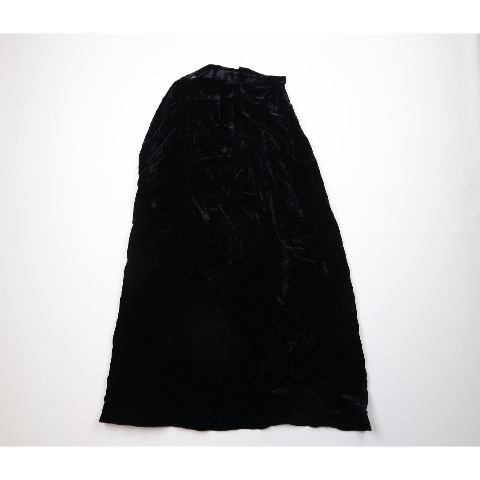 Vintage Vintage 50s 60s Streetwear Velvet Velour Full Length Skirt Size 26" / US 2 / IT 38 - 1 Thumbnail