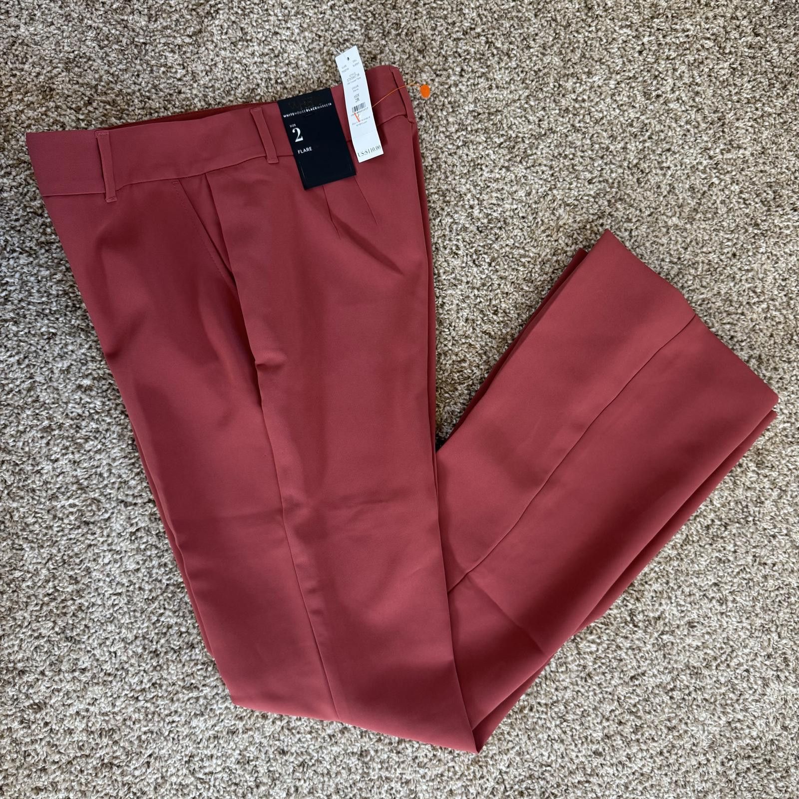 Other NWT White House Black Market Sienna Flare Trousers- 2R Size 26" / US 2 / IT 38 - 1 Thumbnail