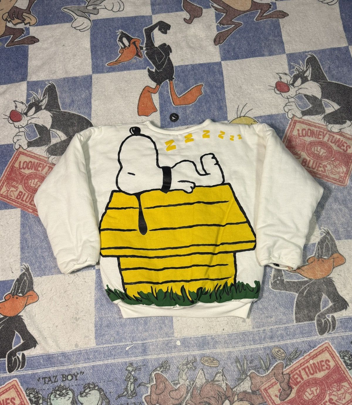Peanuts Vintage peanuts reversible insulated crewneck Size US M / EU 48-50 / 2 - 3 Thumbnail