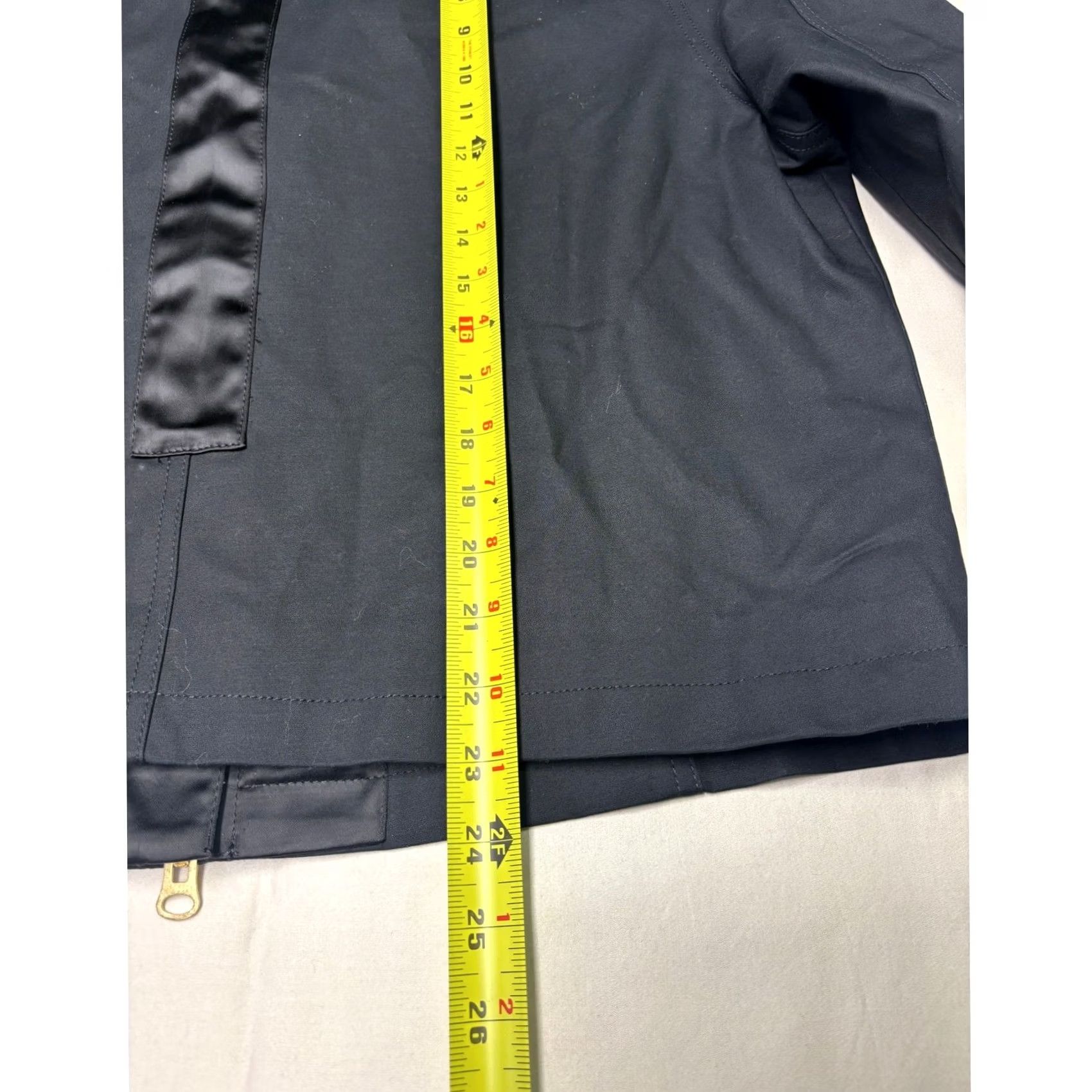 Vintage NWT CAbi Black Back in Jacket - Satin Trim Utility Style XL Womens Size XL / US 12-14 / IT 48-50 - 7 Thumbnail
