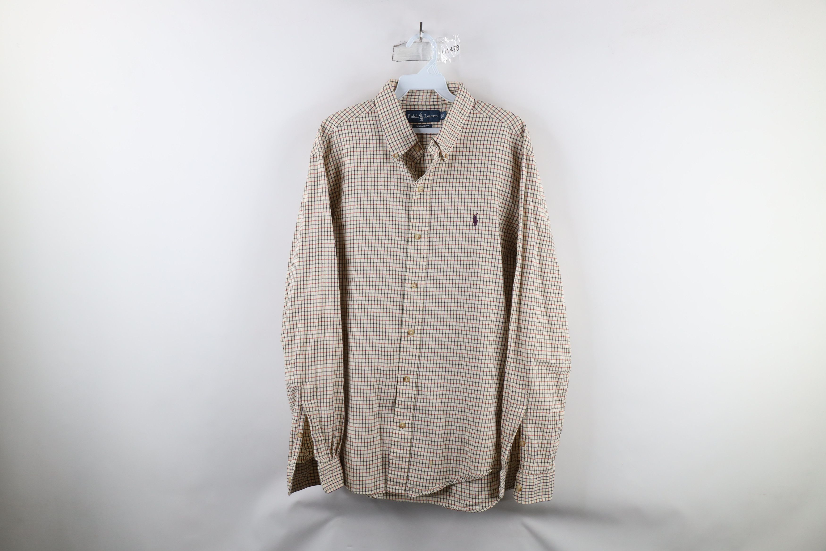 Polo Ralph Lauren Vintage 90s Ralph Lauren Fit Flannel Button Down Shirt Plaid Size US L / EU 52-54 / 3 - 1 Thumbnail
