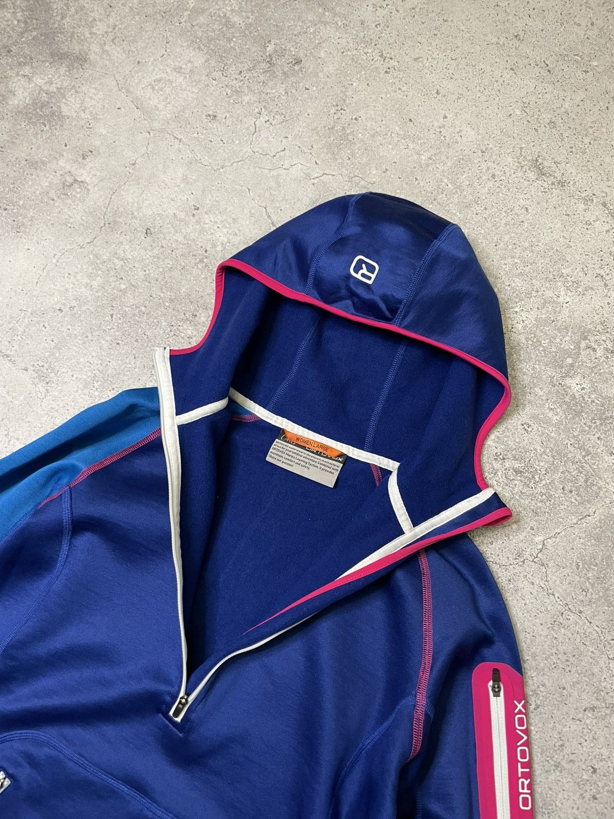 ORTOVOX Ortovox Merino Inside Zip Hooded Fleece Multicolor Jackef Size L / US 10 / IT 46 - 7 Thumbnail