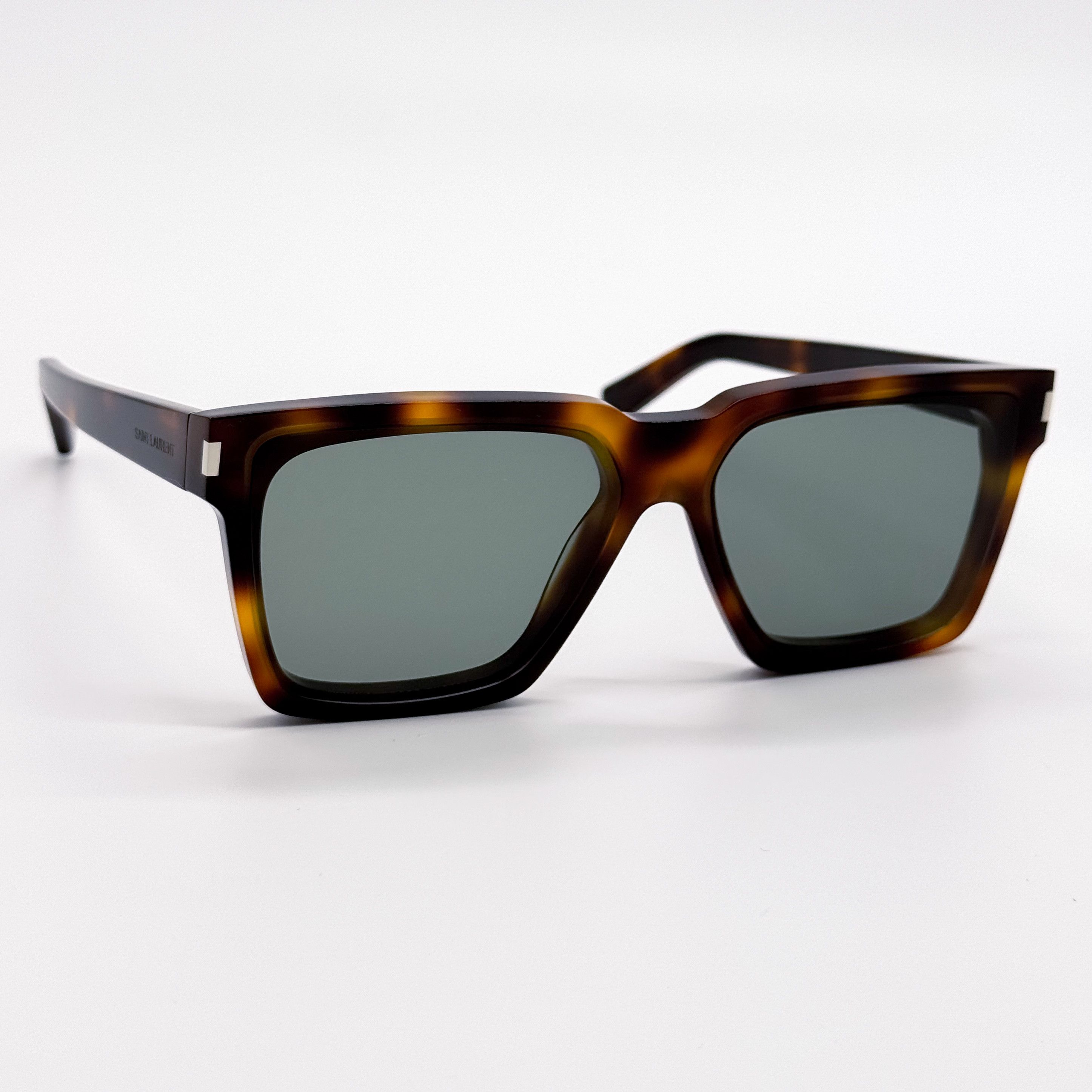 Yves Saint Laurent NEW SAINT LAURENT SL610 003 UNISEX HAVANA GREEN SL 610 Size ONE SIZE - 4 Thumbnail