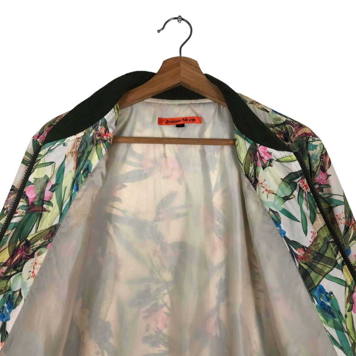 Japanese Brand 🔥90’s Jungle Storm Bomber Jacket Full Print Flower Size US M / EU 48-50 / 2 - 11 Thumbnail