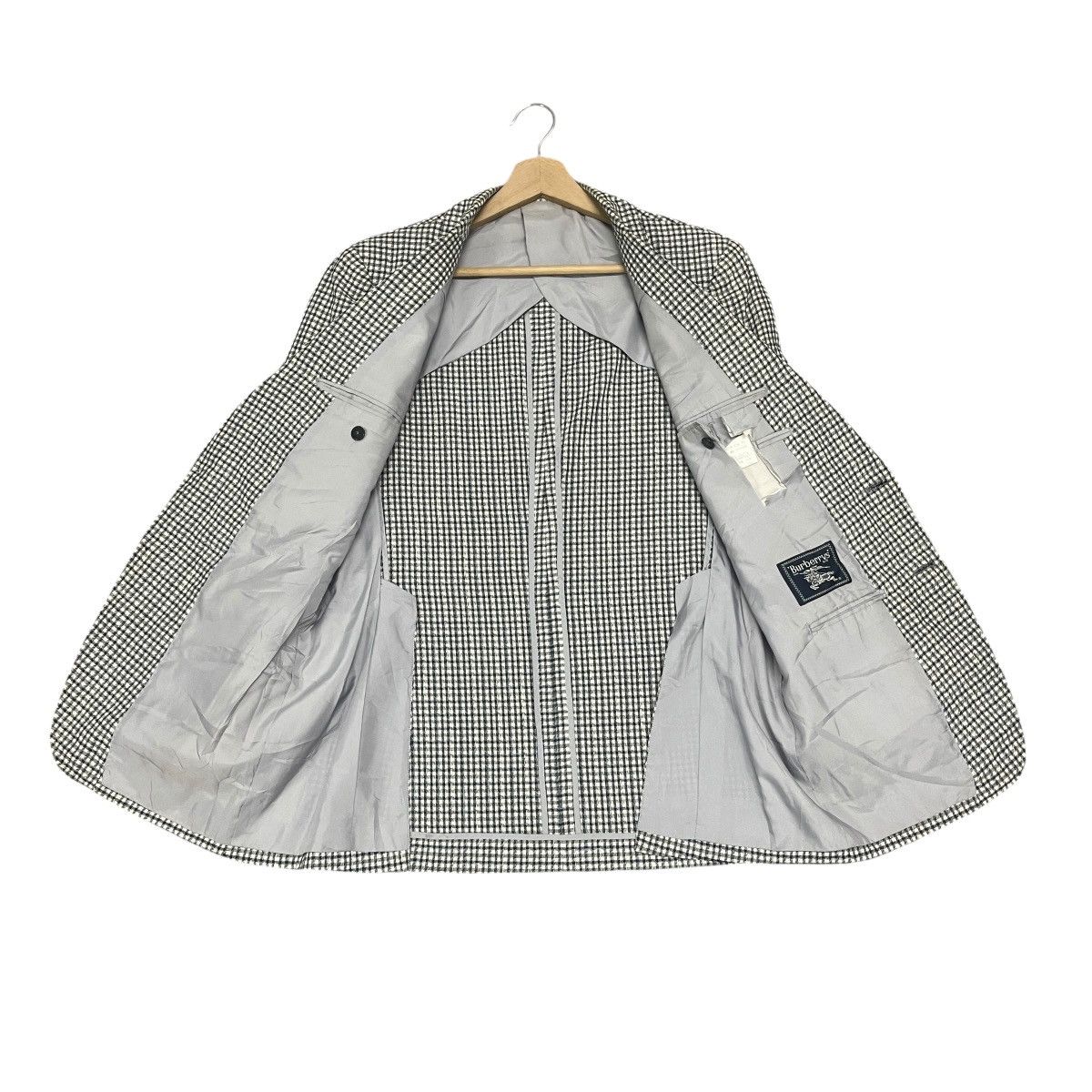 Burberry Prorsum Vintage Burberrys London Houndstooth Wool Blazer Jacket Size US M / EU 48-50 / 2 - 20 Thumbnail