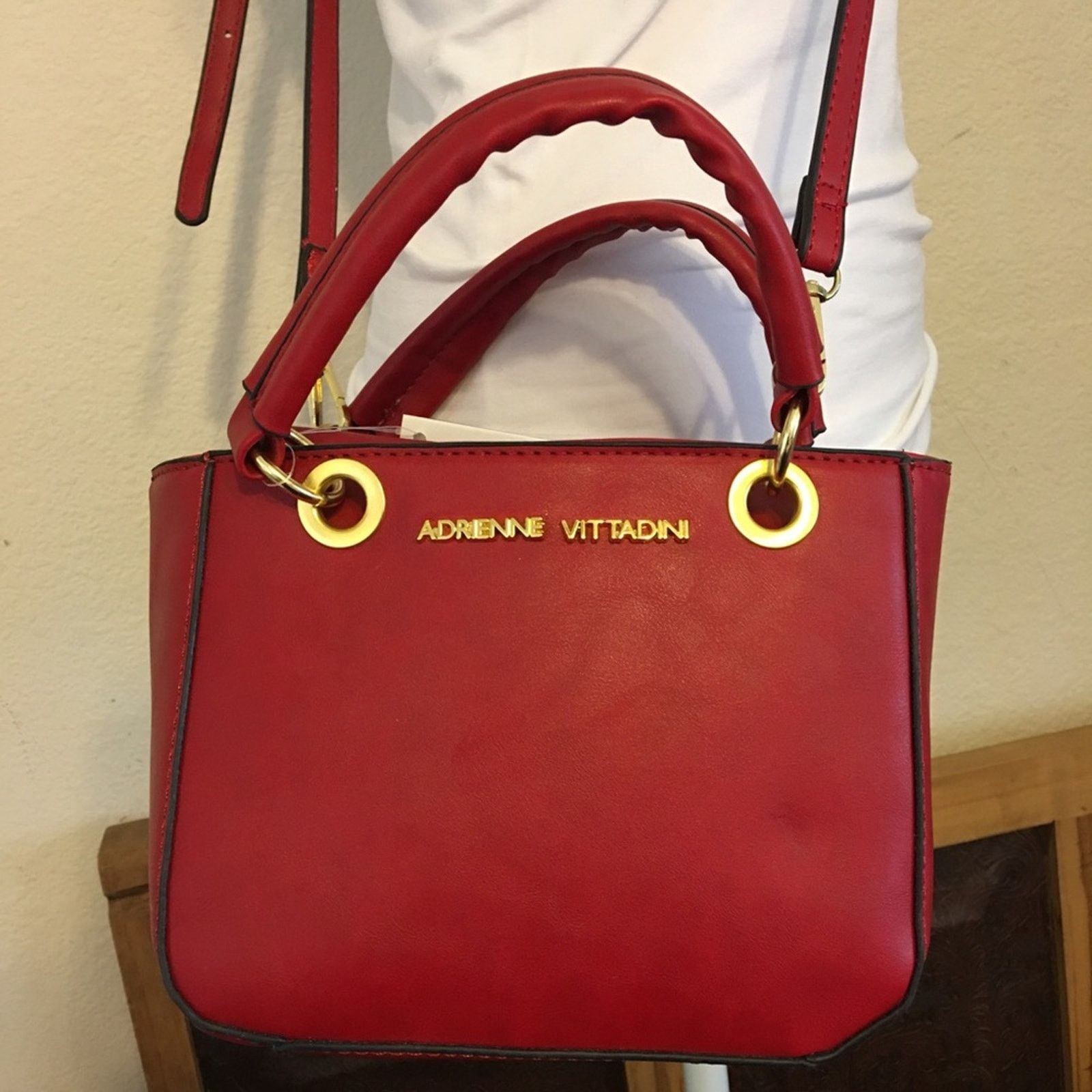 Other Adrienne Vittadini red crossbody Tote bag NWT Size ONE SIZE - 11 Thumbnail