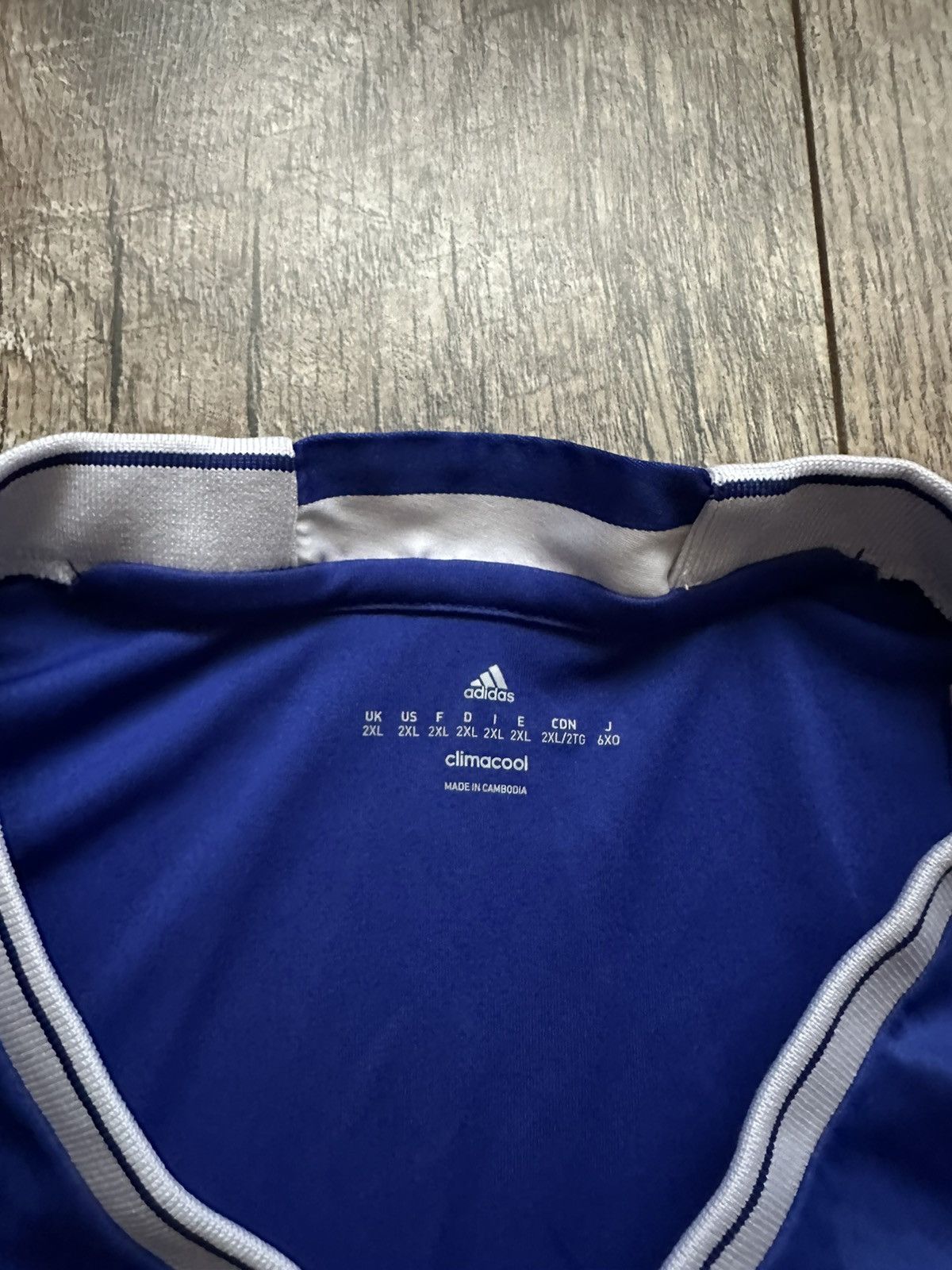 Nike 2016/17 Adidas Chelsea FC Home Soccer Jersey Size US XXL / EU 58 / 5 - 7 Thumbnail