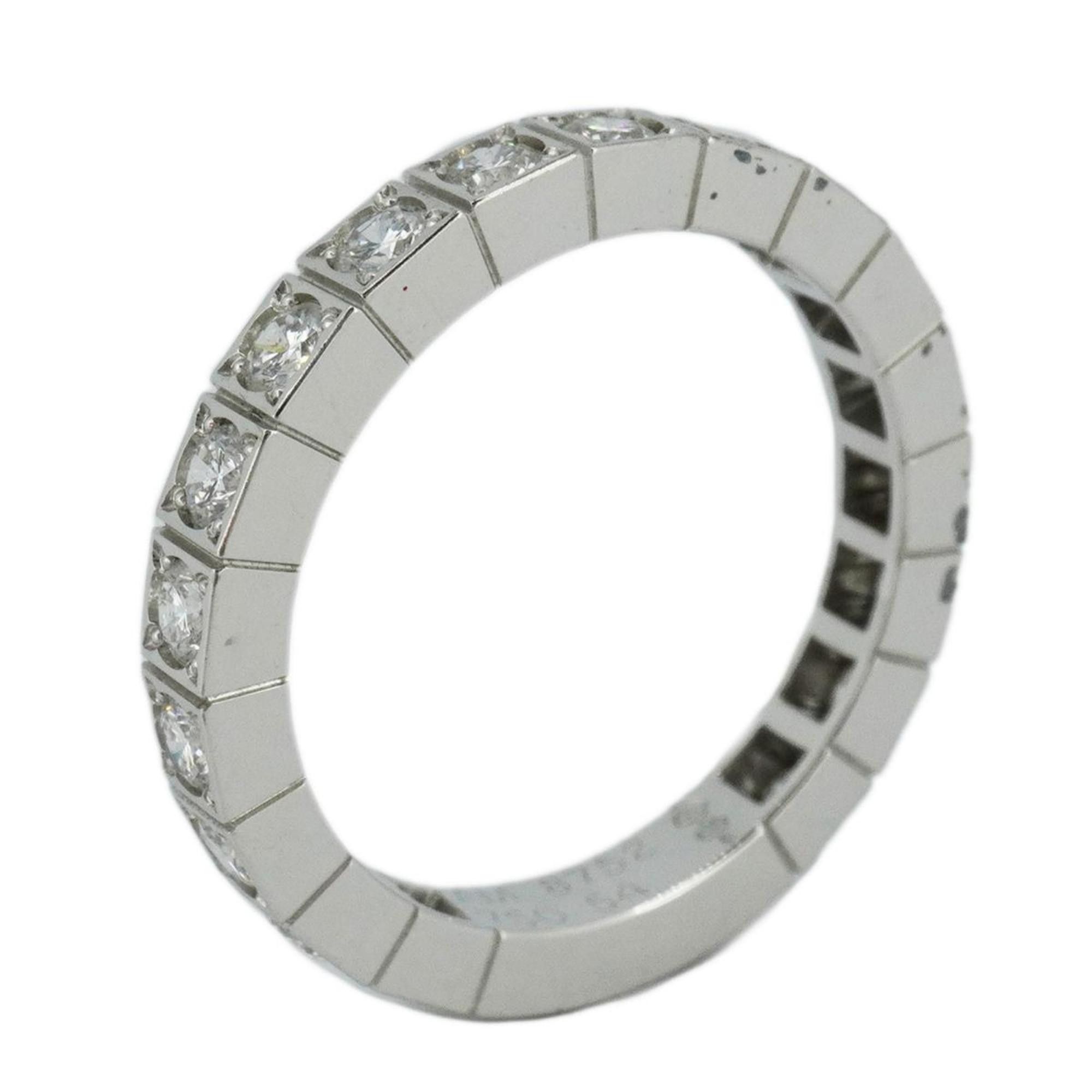 image of Cartier Ring Lanier Full Diamond K18Wg White Gold Ladies, Women's