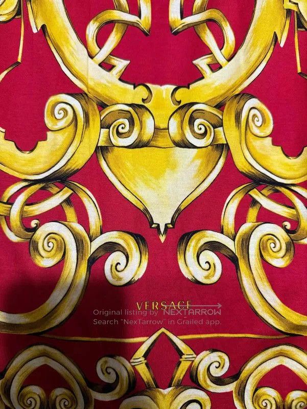 Versace Versace Red Cotton Medusa T-Shirt for Men . Size US M / EU 48-50 / 2 - 3 Thumbnail