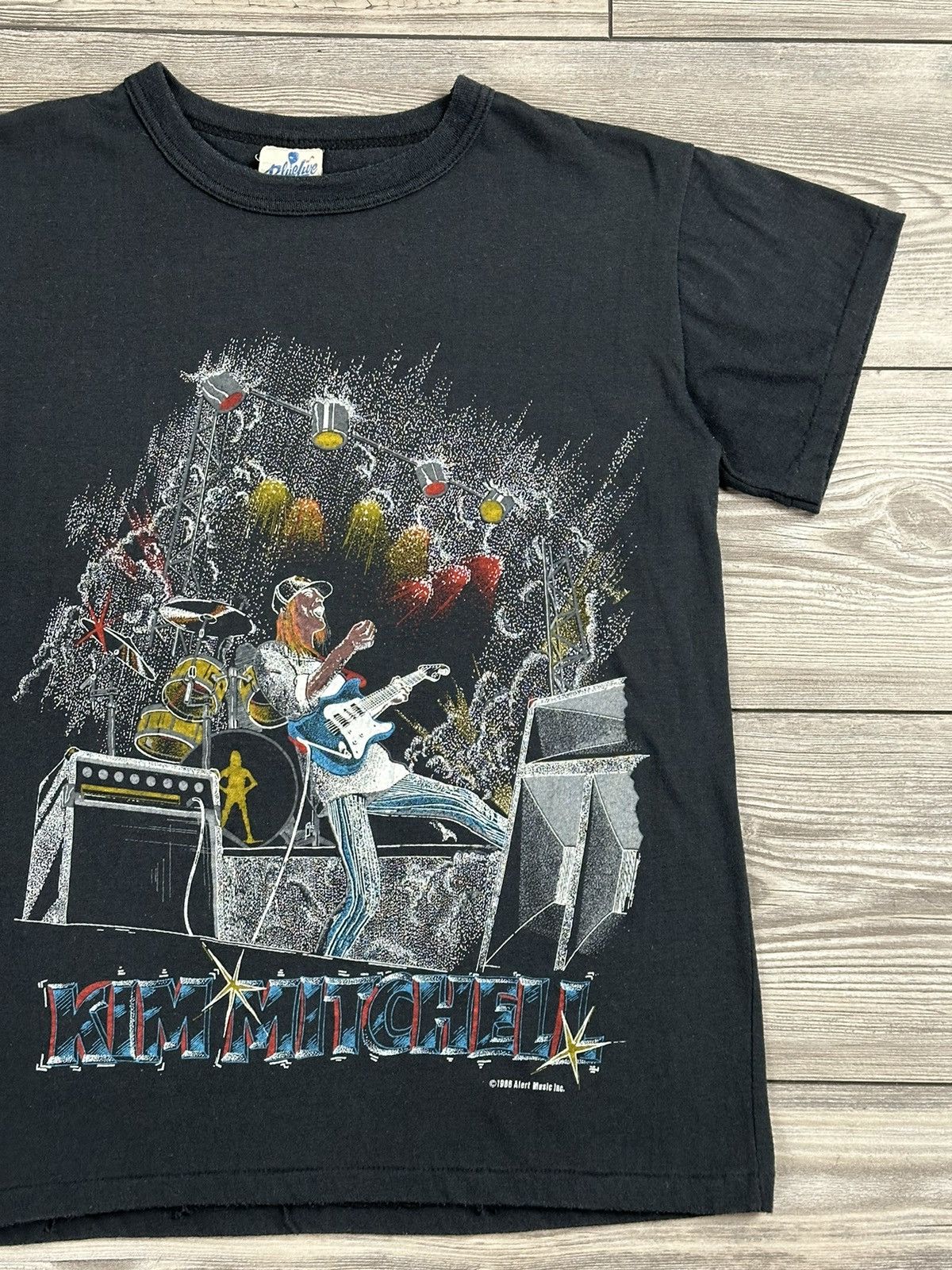Band Tees × Vintage Vintage 80’s Kim Mitchell Shakin Like A Human Being T Shirt Size US S / EU 44-46 / 1 - 3 Thumbnail