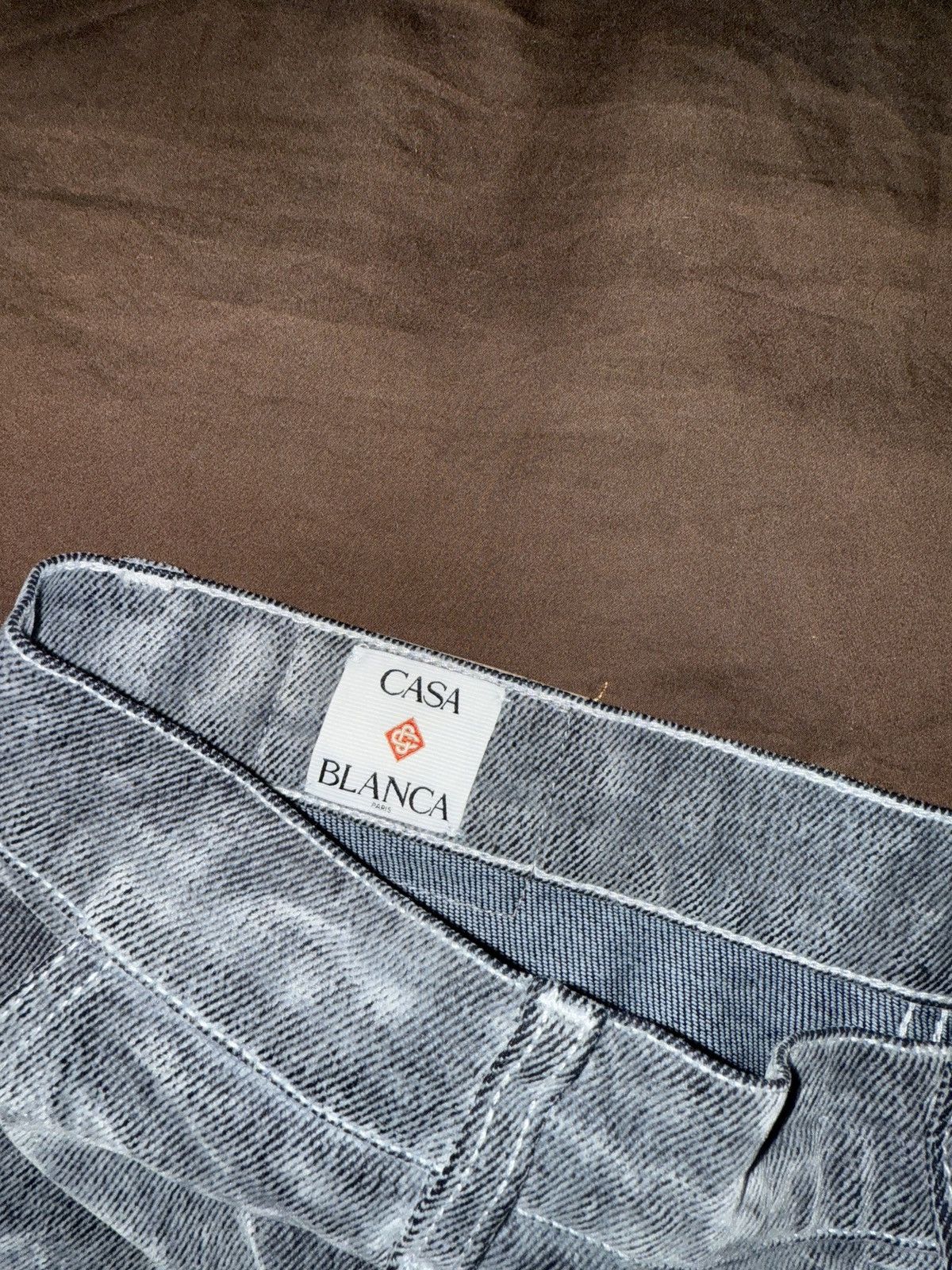 Casablanca Casablanca Peach texture denim jacket / Pants Size US XXL / EU 58 / 5 - 6 Thumbnail