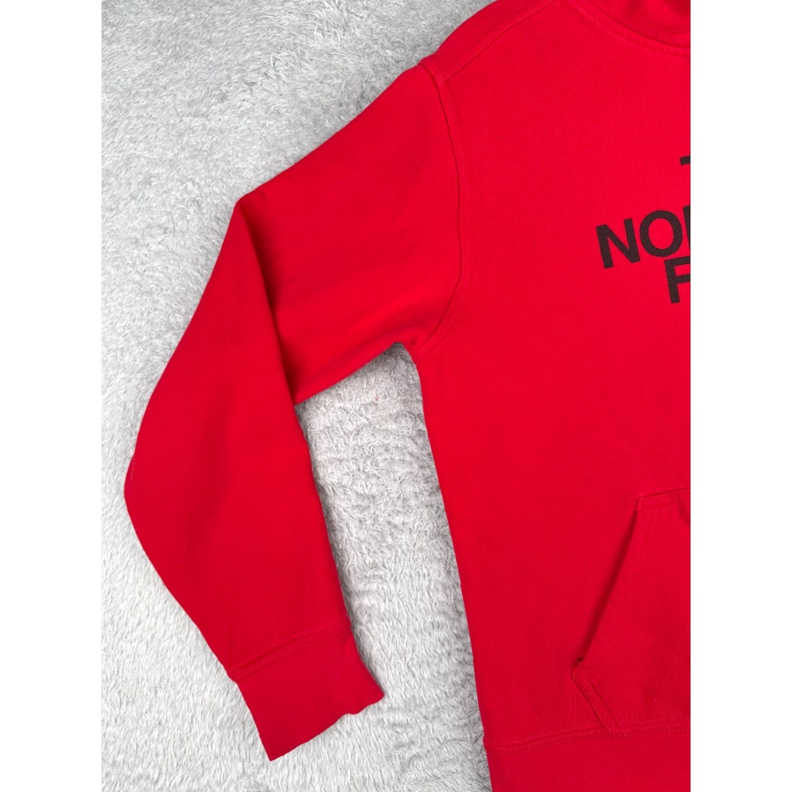 The North Face The North Face Hoodie Men Small Red Pullover Pocket Cotton Blend Size US S / EU 44-46 / 1 - 3 Thumbnail
