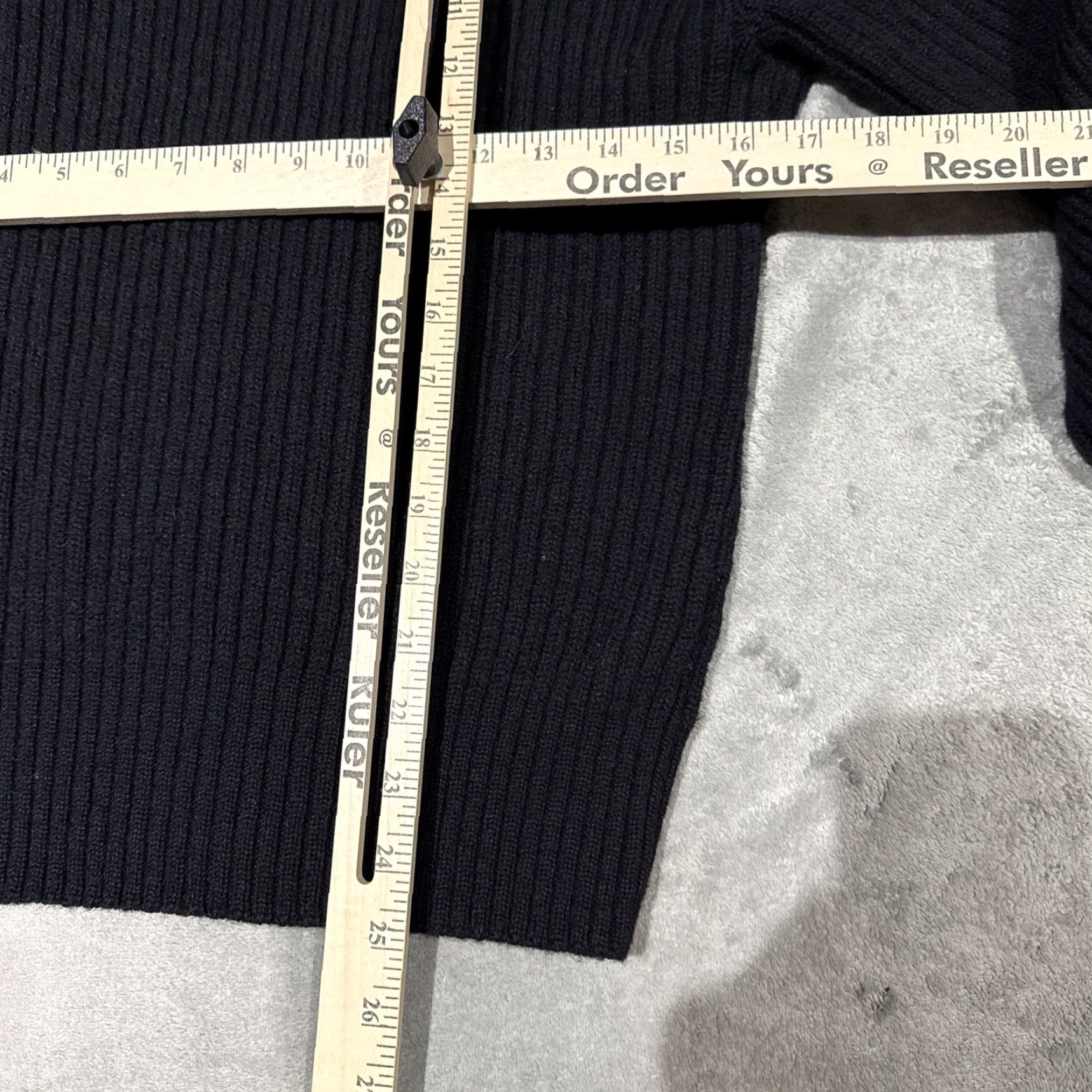 Commando VINTAGE Commando by Jack Young Mens Sweater Wool Ribbed Elbow Patch USA Size 42 Size L Black Crew Neck Knit Pullover Regular Military Army USA Men"} Size US L / EU 52-54 / 3 - 5 Thumbnail