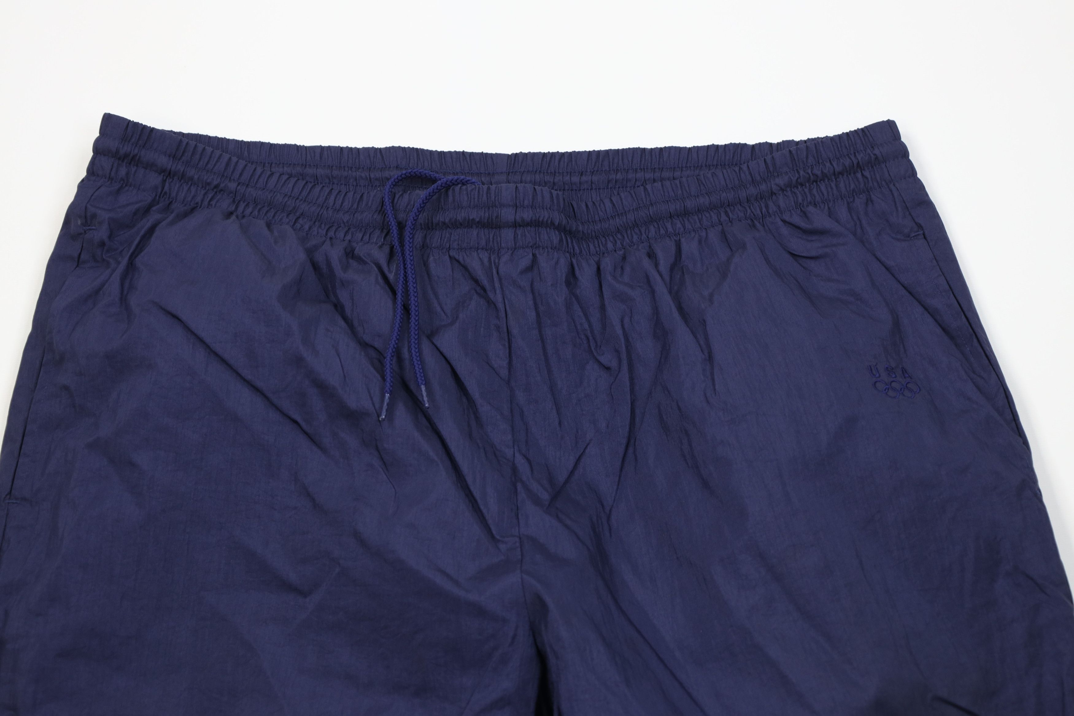 Vintage Vintage 90s USA Olympics Windbreaker Joggers Pants Navy Blue Size US 36 / EU 52 - 2 Thumbnail