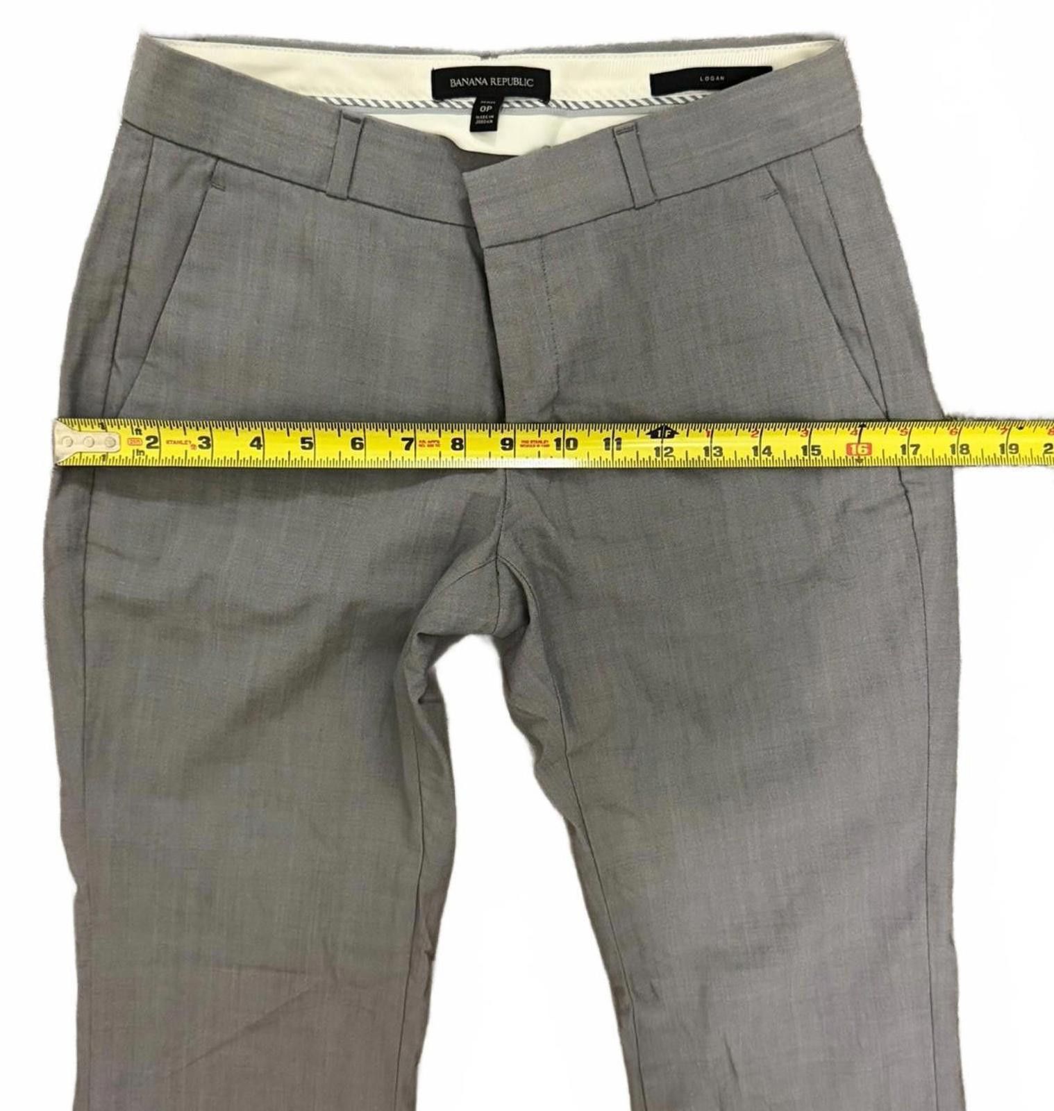 Banana Republic BANANA REPUBLIC Logan Dress Pants in Grey (0P / 0 Petite) Size 25" / US 0 / IT 36 - 6 Thumbnail