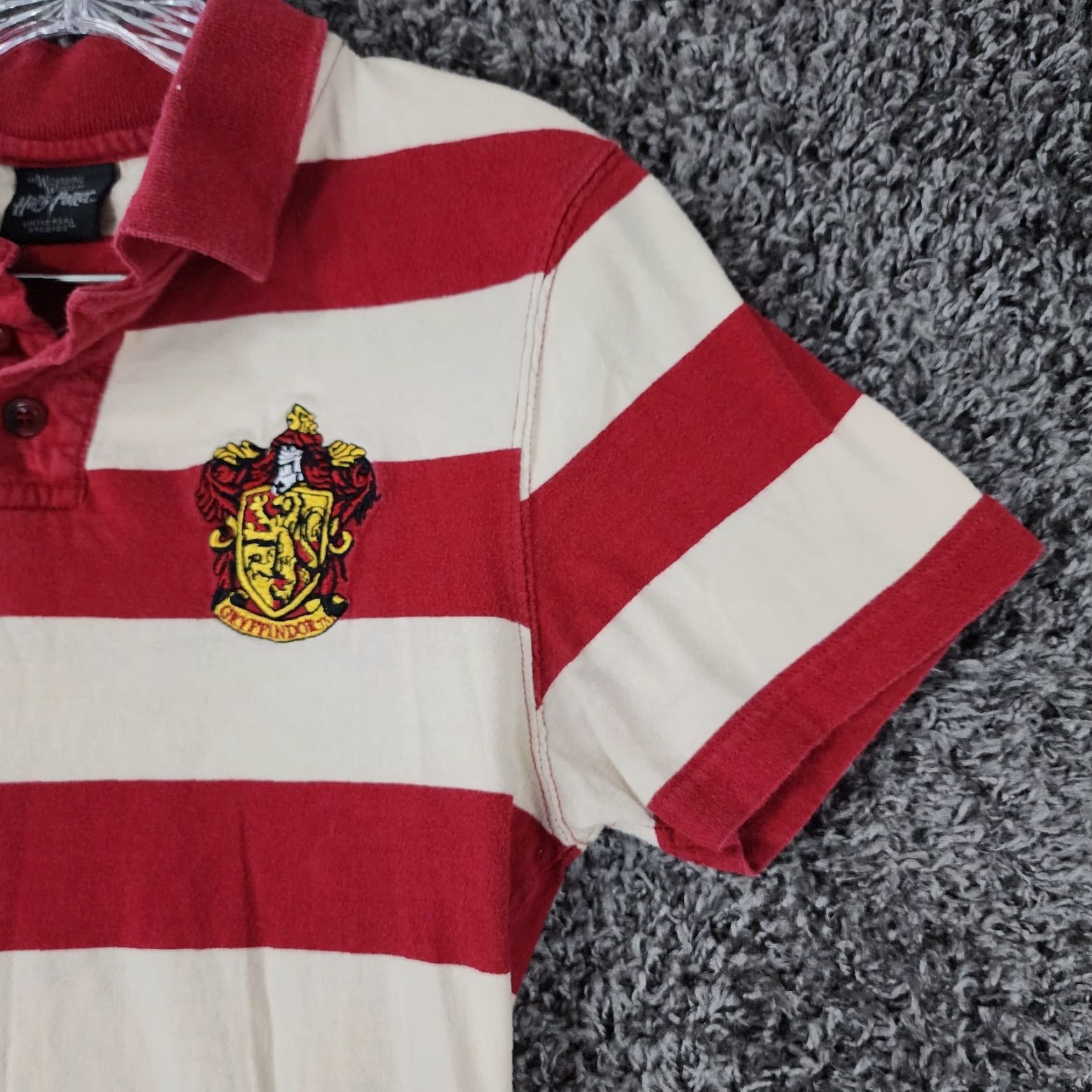 Vintage VINTAGE Harry Potter Quidditch Jersey Polo Shirt Red Striped Size S Mens Size US S / EU 44-46 / 1 - 2 Thumbnail