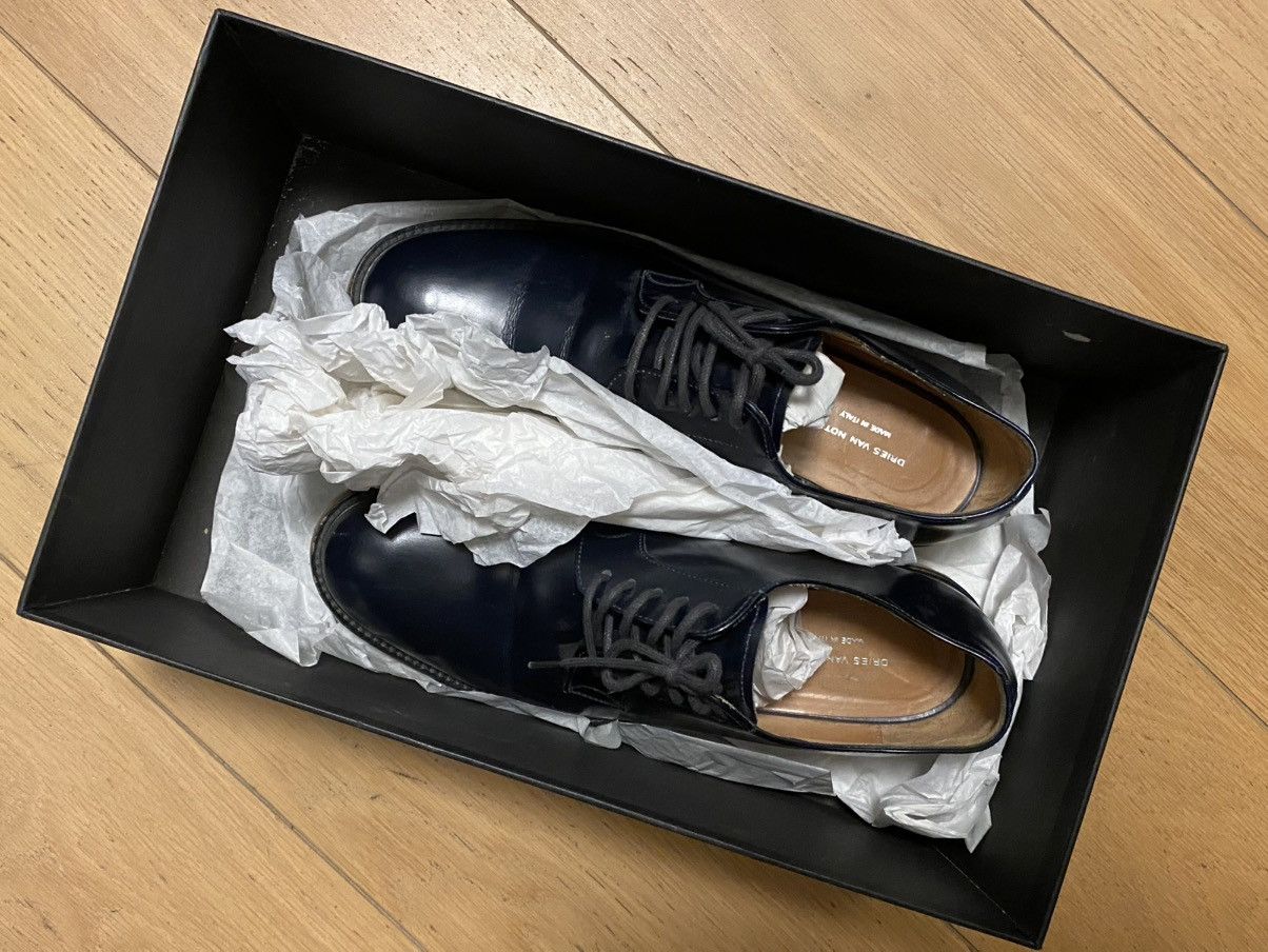 Dries Van Noten Dries Van Noten Leather Oxford Women’s Size 38 Size US 8 / IT 38 - 2 Thumbnail