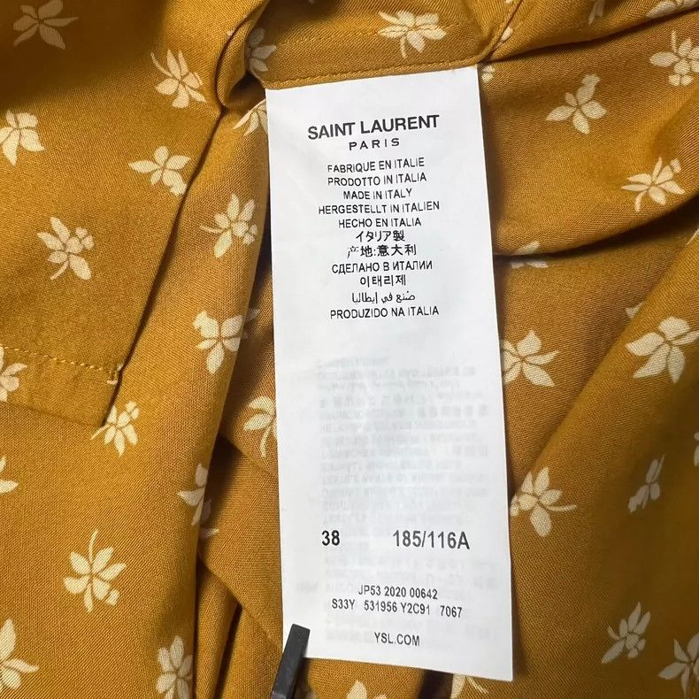 Saint Laurent Paris Saint Laurent Paris size 38 21ss Wild Orchid Shirt 2504-Ne Size US M / EU 48-50 / 2 - 4 Thumbnail