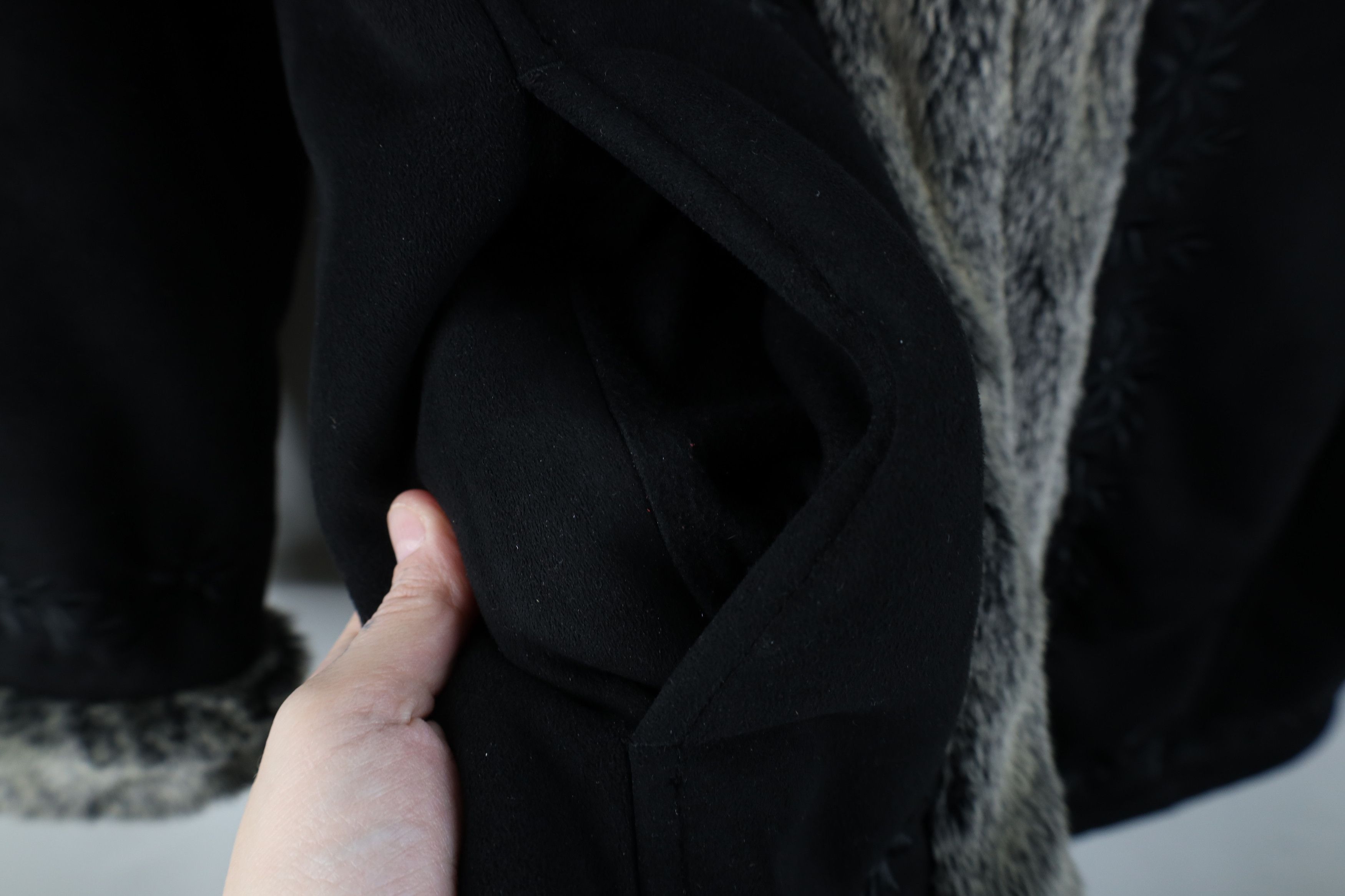 L.L. Bean × Vintage Vintage LL Bean Flower Pennylane Plush Jacket Black Size M / US 6-8 / IT 42-44 - 6 Thumbnail