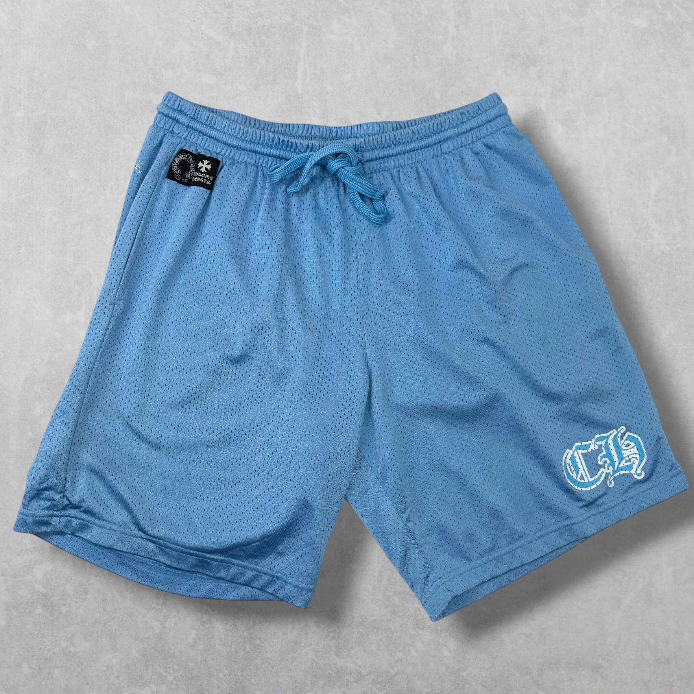 Chrome Hearts Chrome Hearts Blue Mesh Warm Up Shorts XXL Size US 26 / EU 42 - 1 Thumbnail