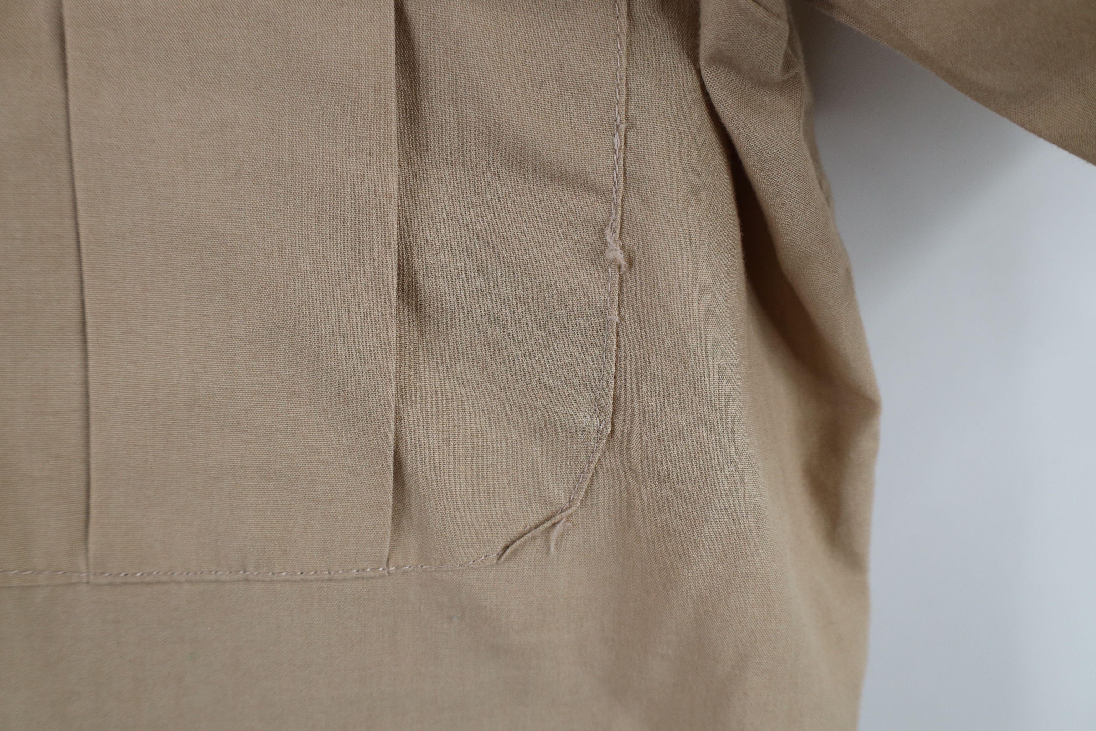 Vintage Vintage 90s Streetwear Safari Bush Button Shirt Beige Size US S / EU 44-46 / 1 - 4 Thumbnail