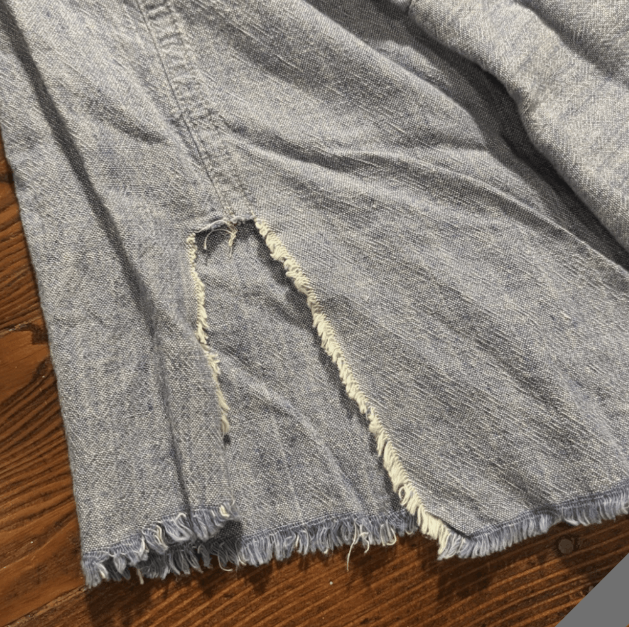 Greg Lauren Army Chambray Dhurrie Kimono GL1 Size US XL / EU 56 / 4 - 8 Thumbnail