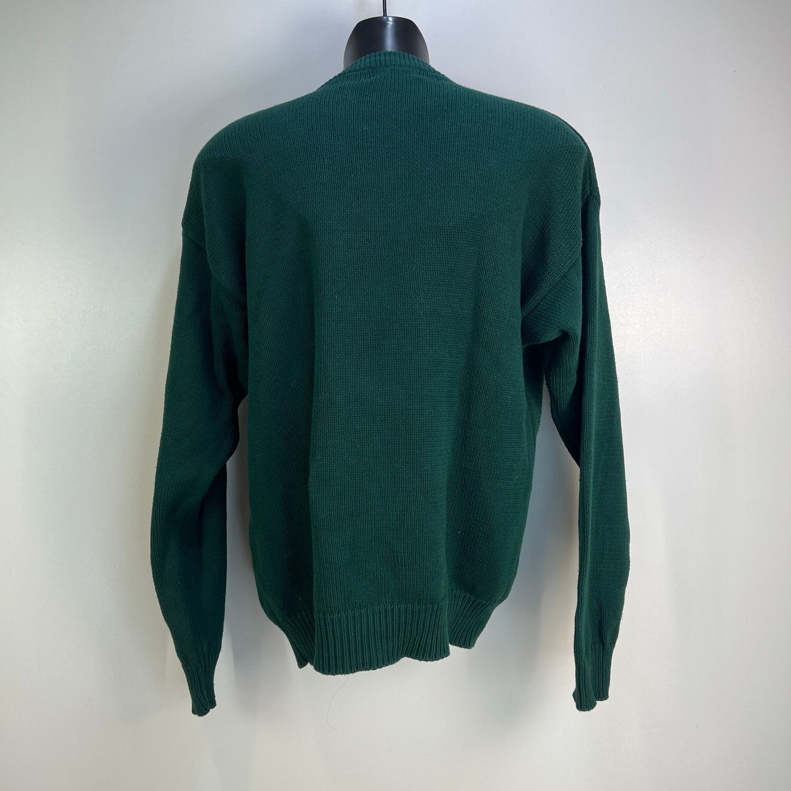 Izod × Vintage Vintage Izod Cotton Pine Green Pullover Crewneck Sweater Size US L / EU 52-54 / 3 - 9 Thumbnail