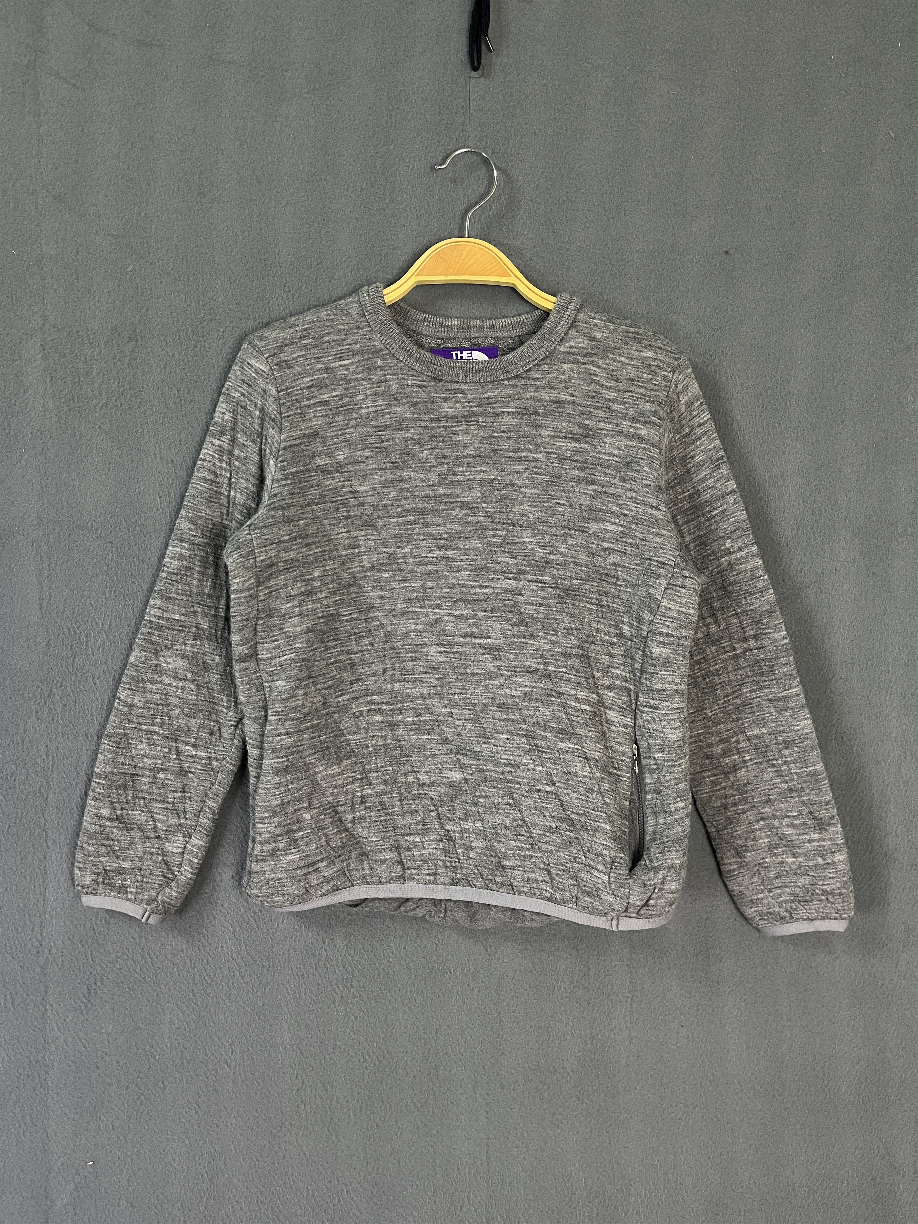 The North Face TNF Purple Label Pullover Made in Japan Sweater Grey Women S Size S / US 4 / IT 40 - 1 Thumbnail