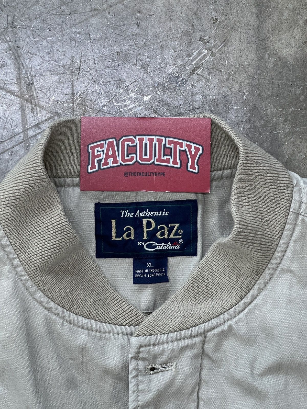 Vintage Vintage 90s La Paz Derby Bomber Jacket XL Size US XL / EU 56 / 4 - 3 Thumbnail
