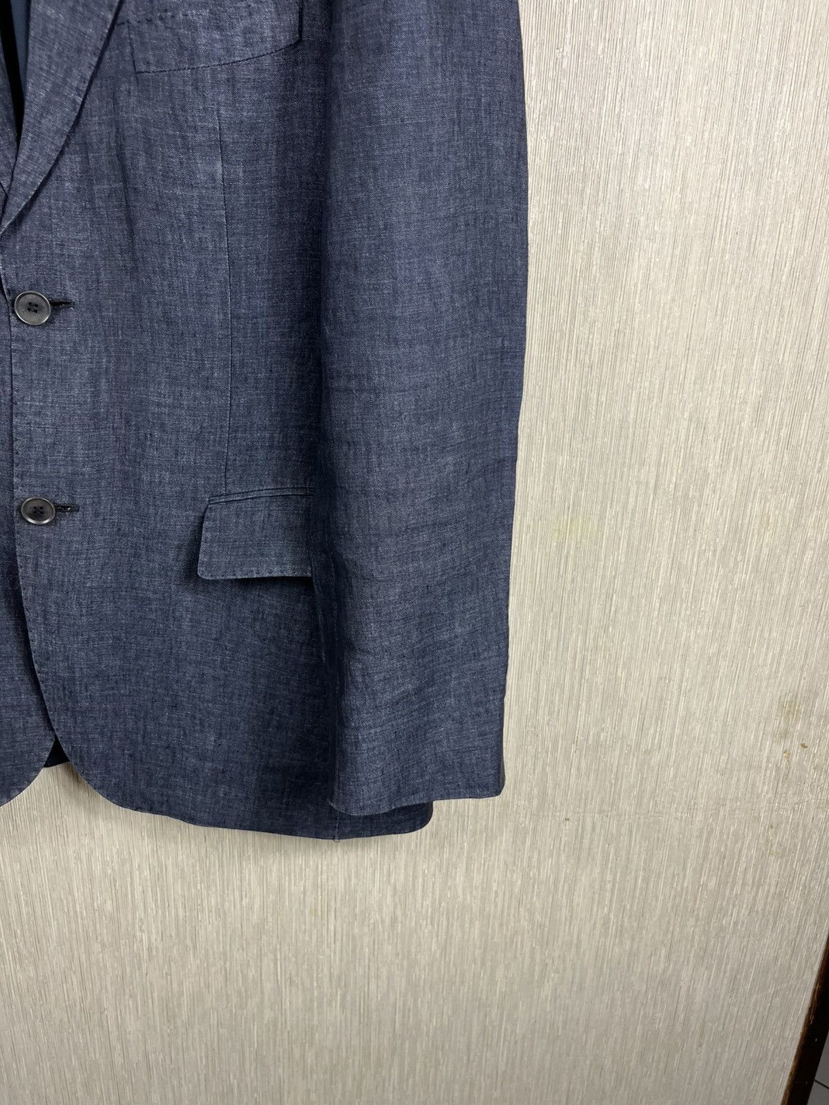 Designer × Hugo Boss Hugo Boss Solbiati 100% linen blazer jacket Ferner Jacobsen Size US S / EU 44-46 / 1 - 5 Thumbnail