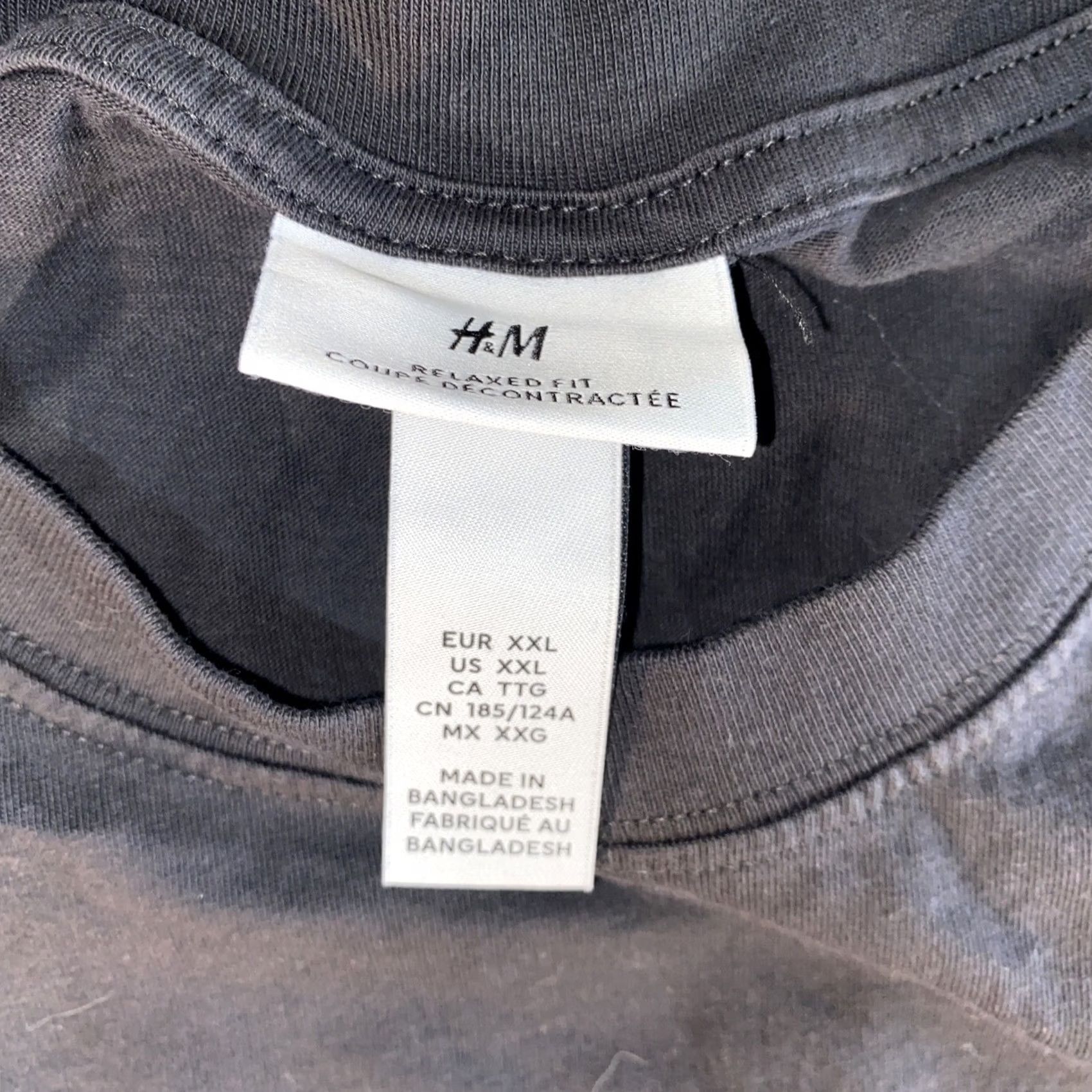 H&M H&M T-Shirt Mens Xxl Black Big & Tall Shirt XXL Black Mens Size US XXL / EU 58 / 5 - 3 Thumbnail