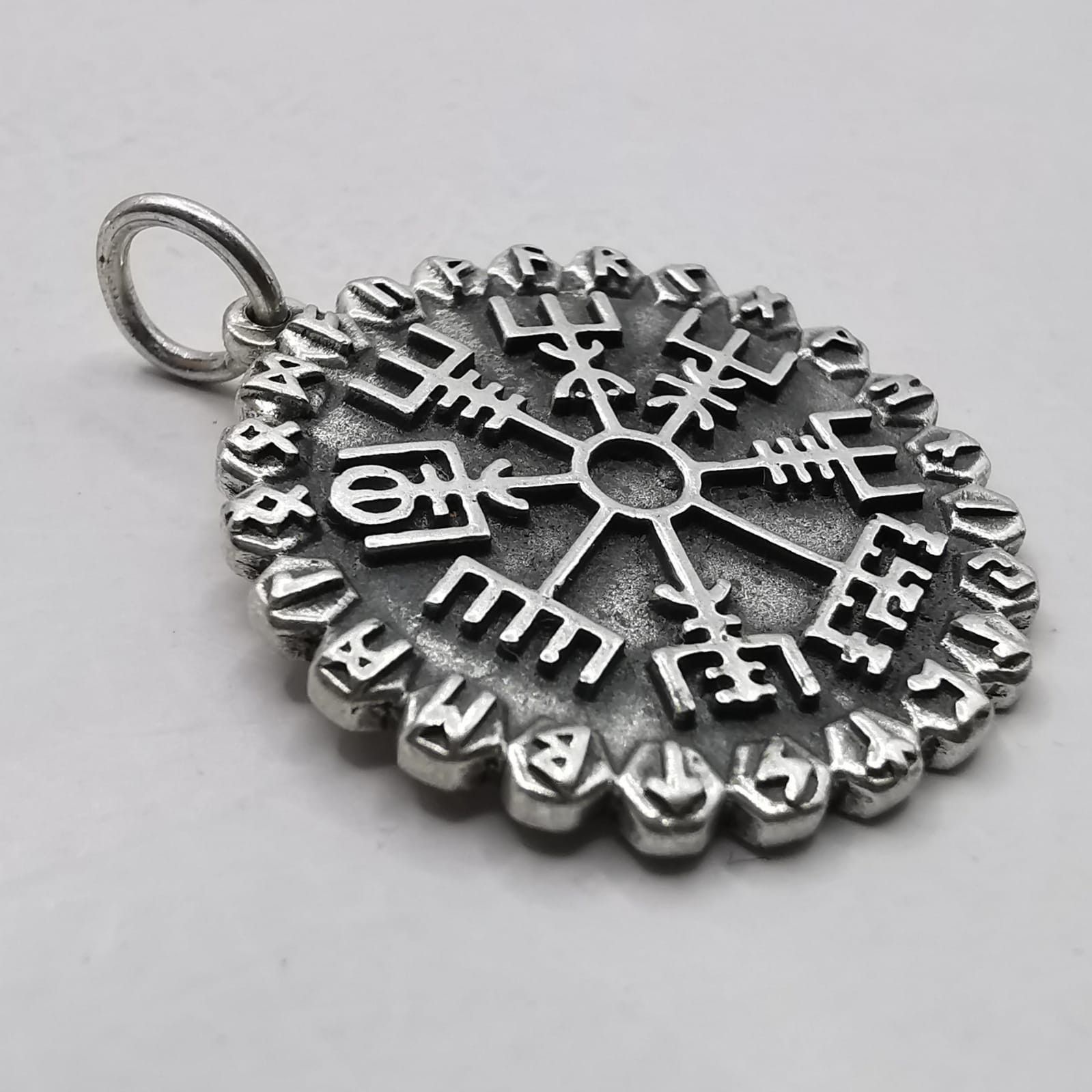 Sterling Silver Vintage Pendant 925 Sterling Silver Jewelry 6,81g Size ONE SIZE - 2 Thumbnail