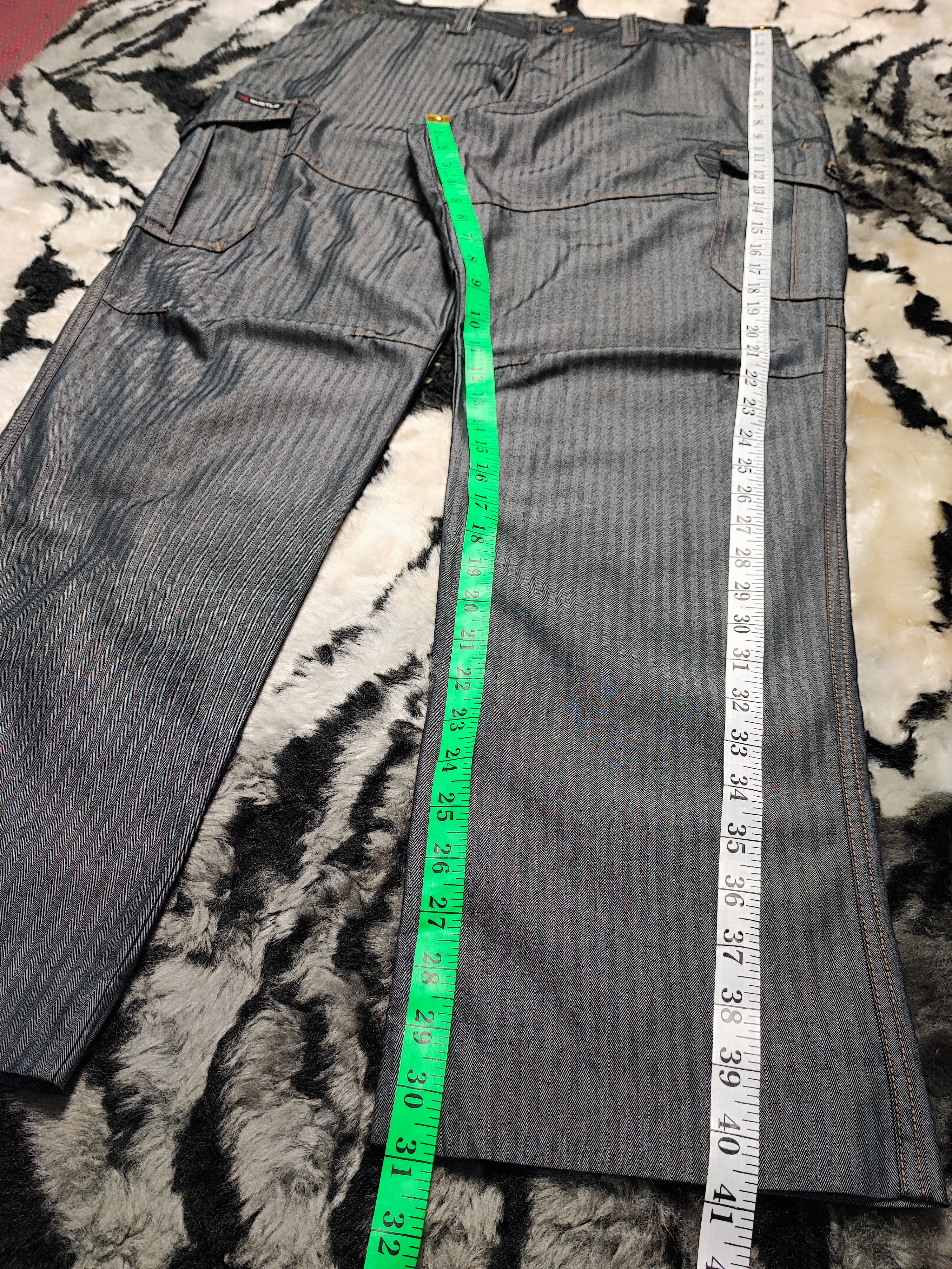 Cargo Pants Grey Plaid Pants With Red Stripe Checked Dress Pants