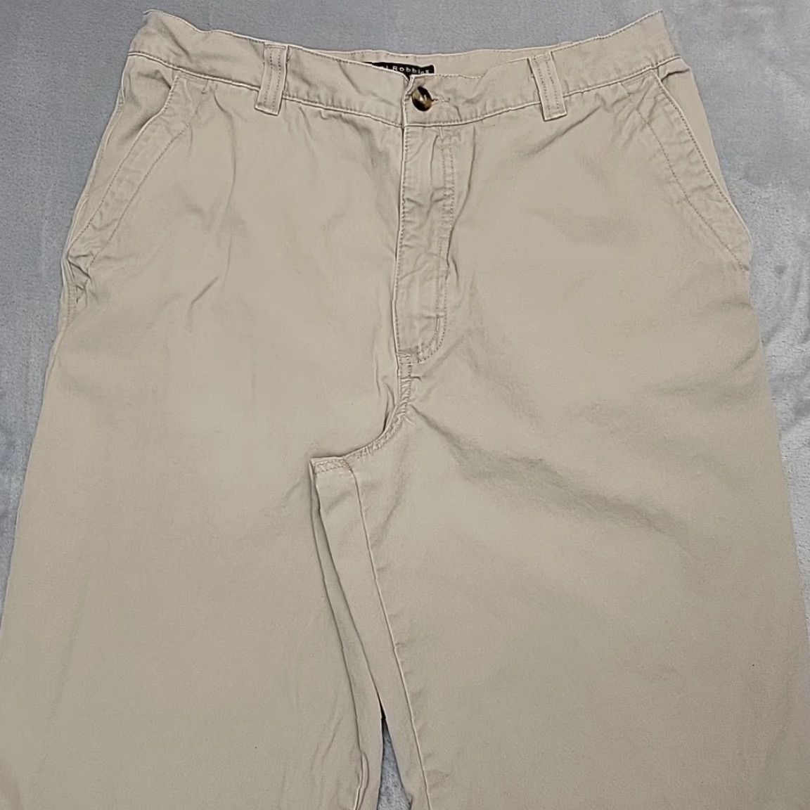 Royal Robbins VTG Royal Robbins Pants Men 34x32 Khaki 100% Cotton Canvas Chino Outdoor Hike Cargo Beige Front Flat Pocket Mens Size US 34 / EU 50 - 3 Thumbnail
