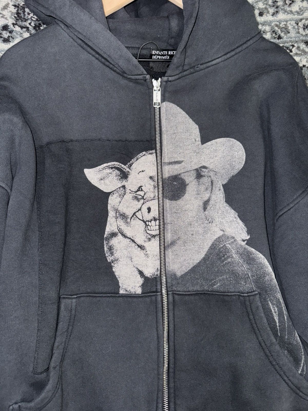 Enfants Riches Deprimes ENFANTS RICHES DEPRIMES PIG ALLEN JACKSON ASSEMBLAGE ZIP UP Size US M / EU 48-50 / 2 - 3 Thumbnail
