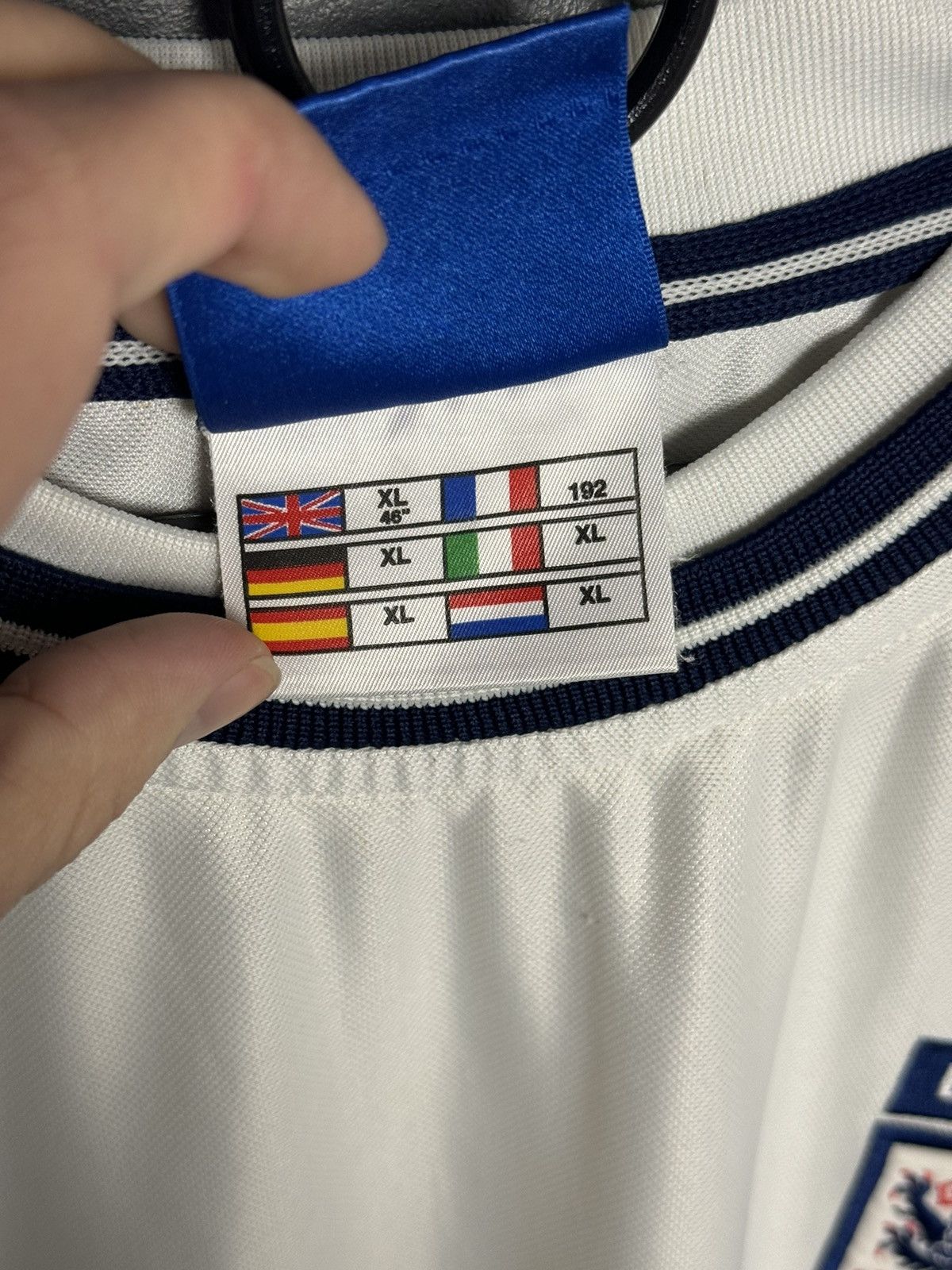 Umbro England National Team 99/01 Home Football Jersey T-Shirt Size US XL / EU 56 / 4 - 22 Thumbnail