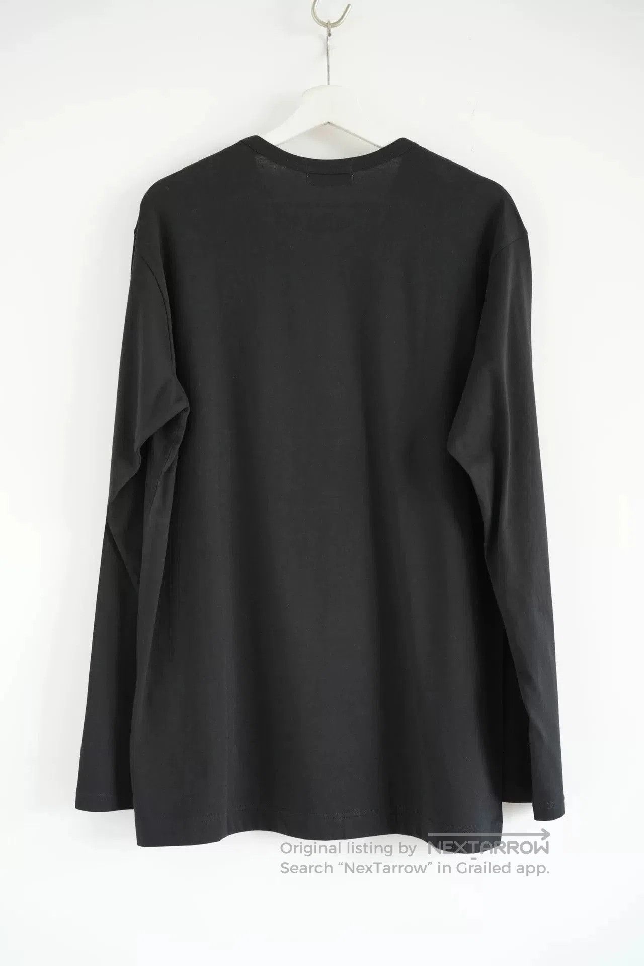 Yohji Yamamoto Yohji Yamamoto Black Long Sleeve T. Size US M / EU 48-50 / 2 - 2 Thumbnail