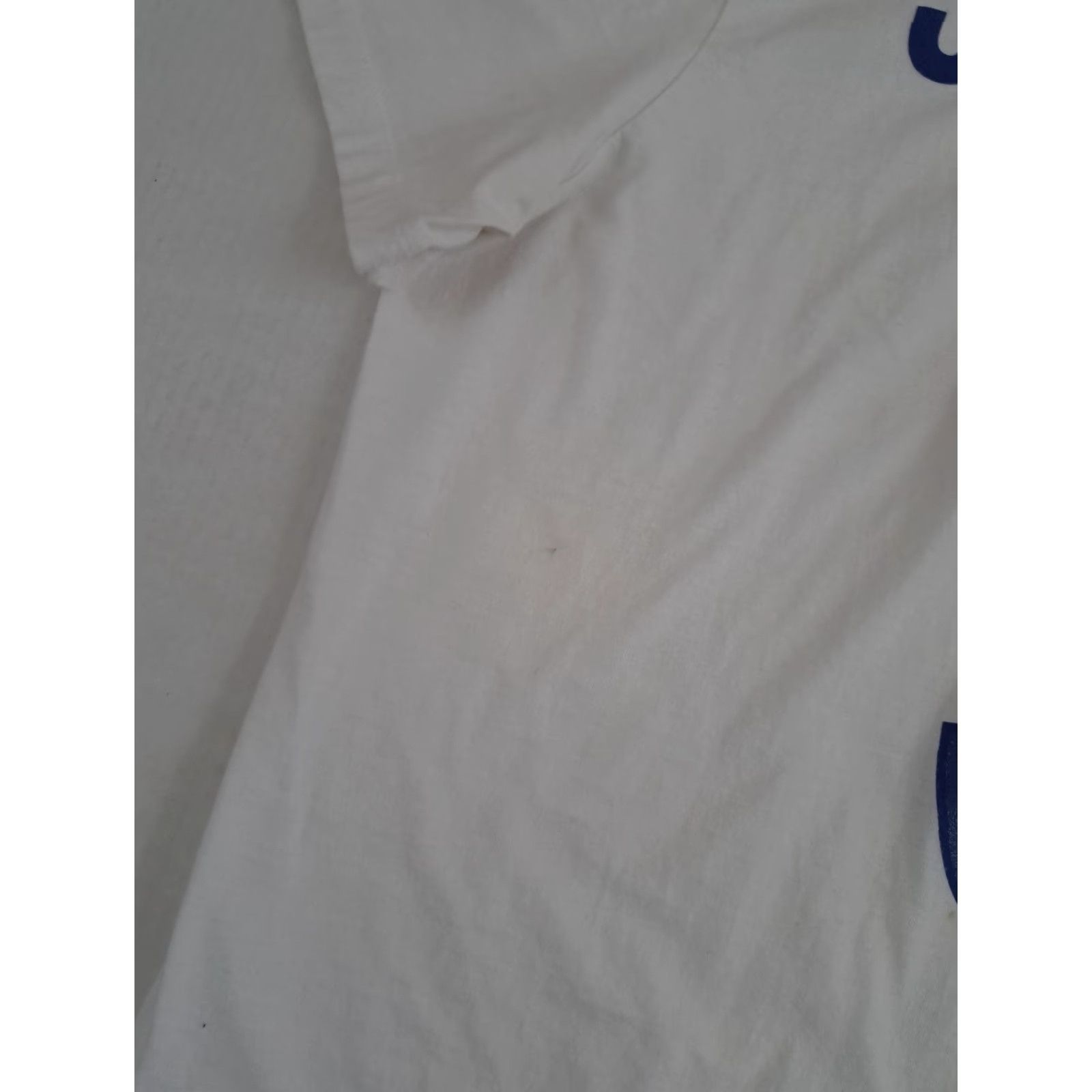 Nike VINTAGE Nike L A Rams T-Shirt Jersey Football Printed Crew Neck Short Sleeve 2XL White Adult Unisex Nike Shirt Size US XXL / EU 58 / 5 - 6 Thumbnail