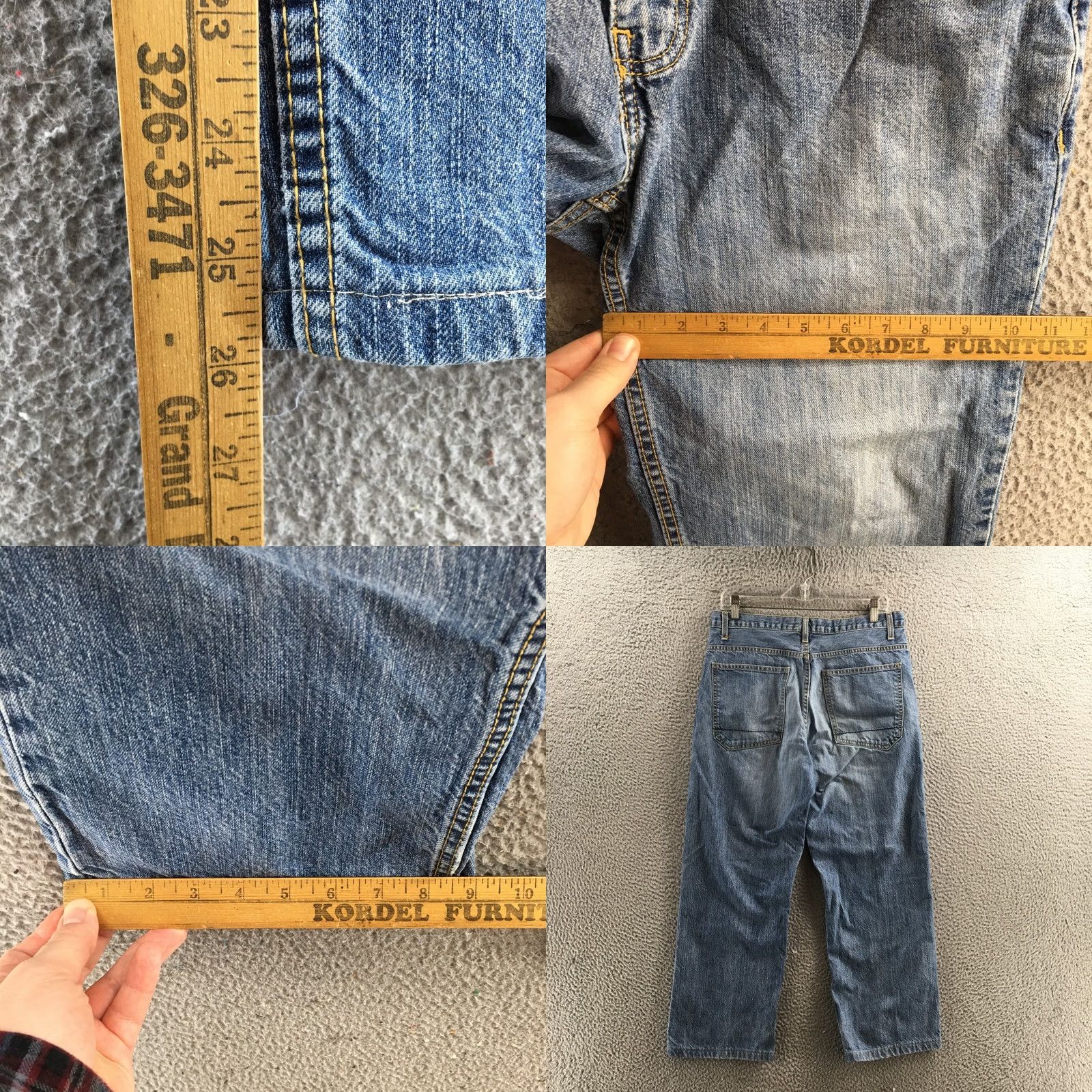Nautica Nautica Cropped Jeans Mens 32x30 Blue Denim Cotton Mid Rise Zip Fly 5 Pockets Size US 32 / EU 48 - 8 Thumbnail