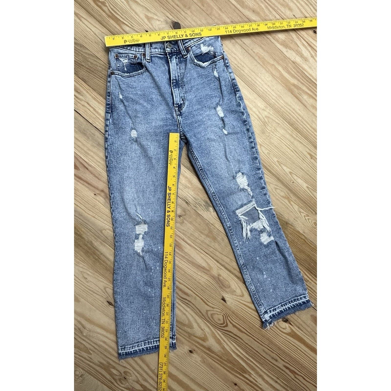 Abercrombie & Fitch Abercrombie & Fitch Jeans Women 26 Blue Ultra HighRise Ankle Size 26" / US 2 / IT 38 - 5 Thumbnail
