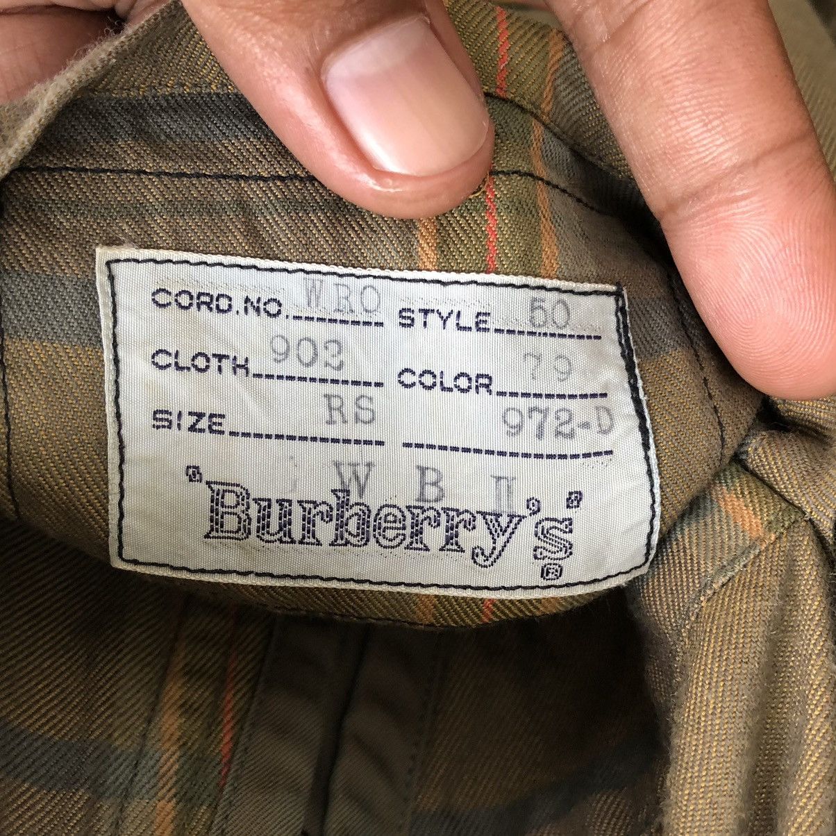 Burberry Vintage 90s Burberrys Prorsum London England Trench Coat Size US M / EU 48-50 / 2 - 21 Thumbnail