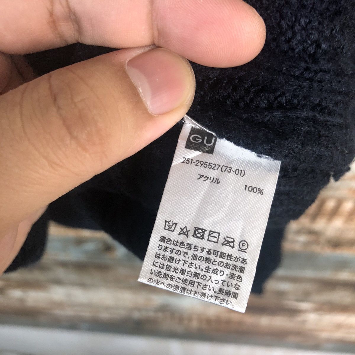 GU × Japanese Brand GU Dark Blue Cardigan Knitwear #A1458 Size M / US 6-8 / IT 42-44 - 10 Thumbnail
