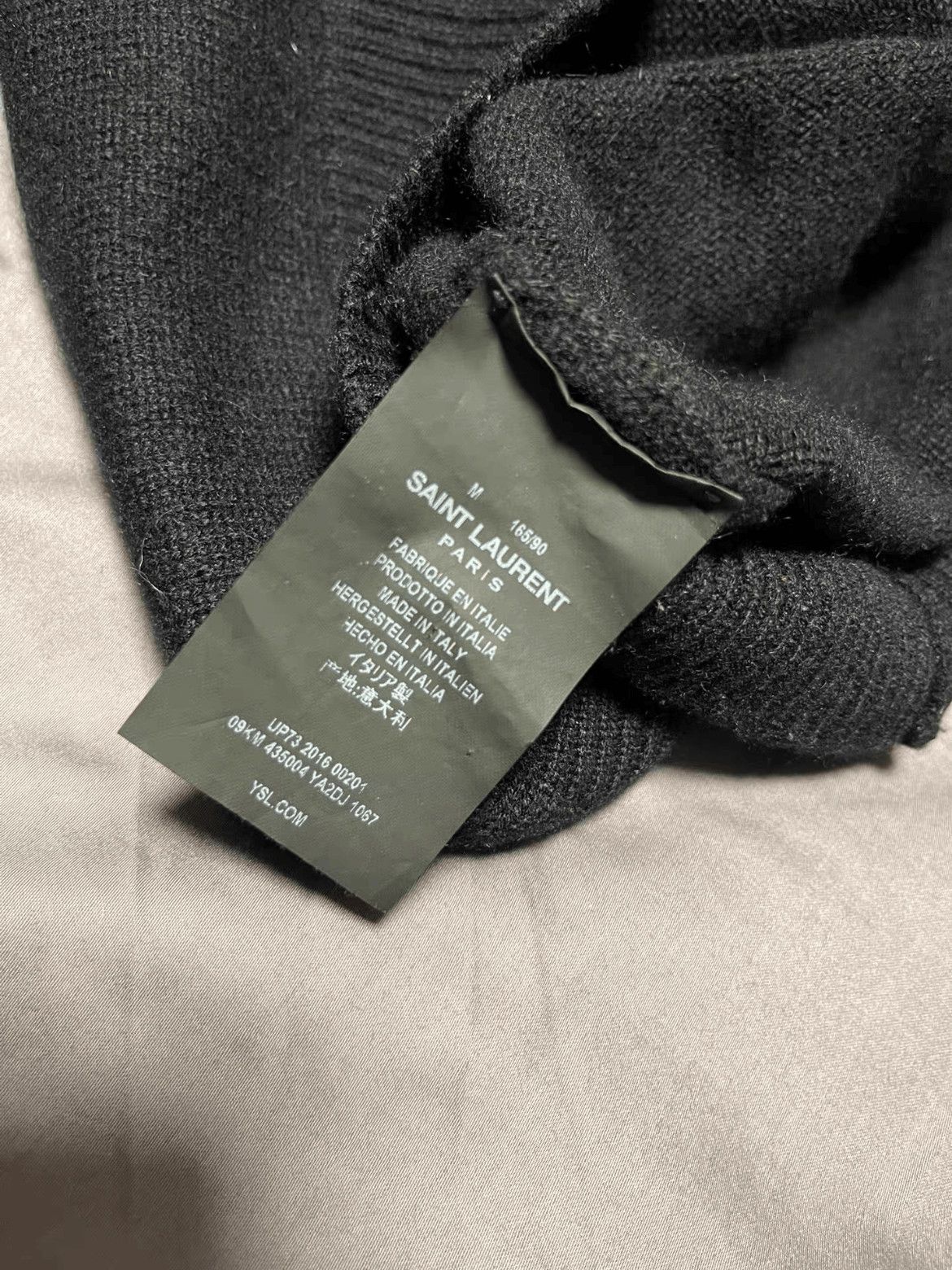 Saint Laurent Paris Saint Laurent Paris 16AW Crystal Knitwear Size US M / EU 48-50 / 2 - 3 Thumbnail