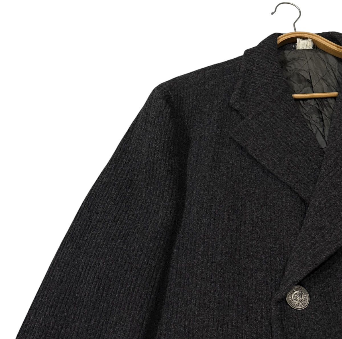 Versace RARE! Vintage Gianni Versace Laine Wool Double Breast Jacket Size US L / EU 52-54 / 3 - 5 Thumbnail