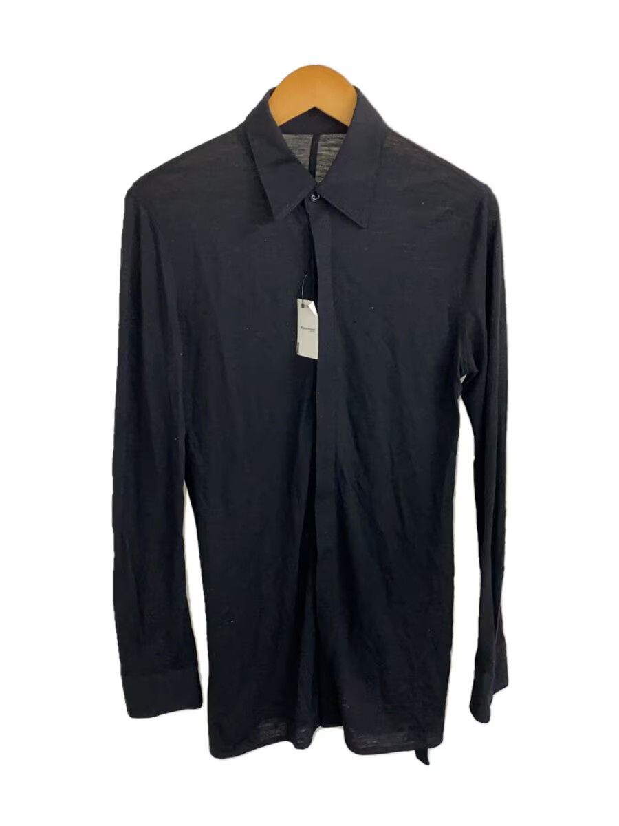Yohji Yamamoto YOHJIYAMAMOTO+NOIR Wool/BLK Long-sleeved shirt Size US S / EU 44-46 / 1 - 1 Thumbnail