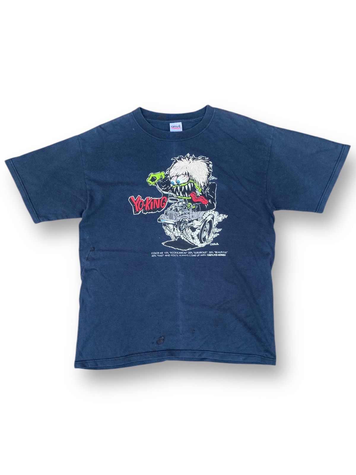 Vintage Vintage Rat Fink Racing Motorsport “Yo-King” Shirt. #C4 Size US M / EU 48-50 / 2 - 1 Thumbnail